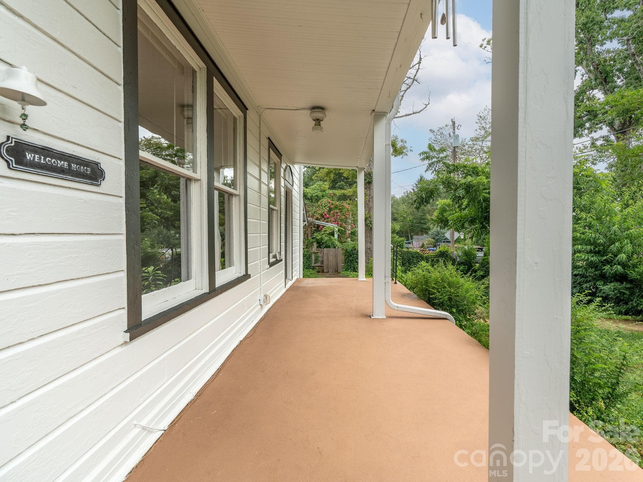 Large covered front porch. - 111-113 Stewart Street, Hendersonville