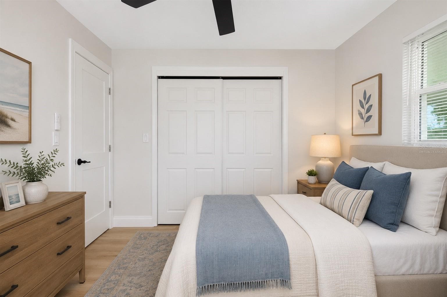 This photo has been virtually staged- 2nd bedroom - 4034 MAINLANDS BLVD N, PINELLAS PARK