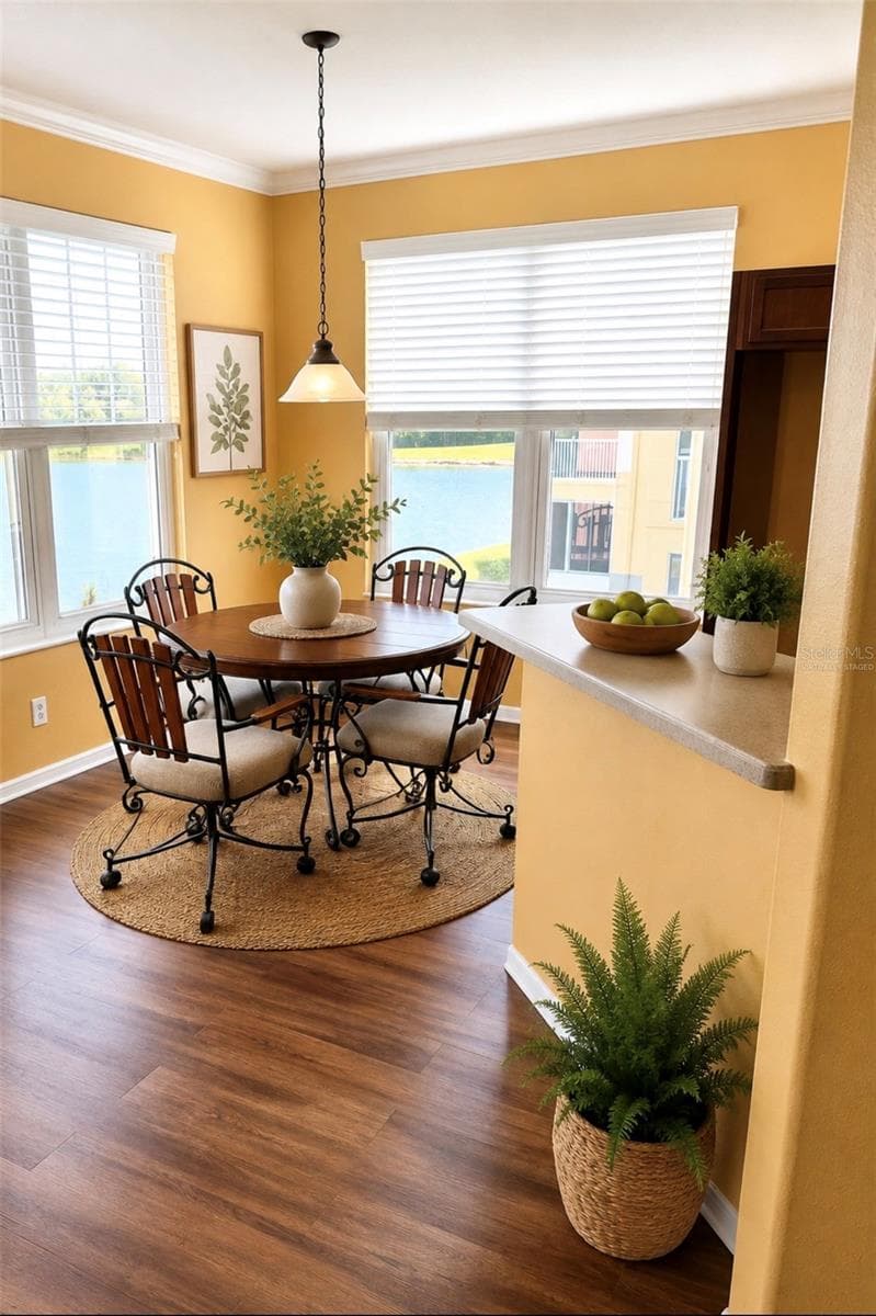 Virtually staged nook - 3933 SERENADE LN, LAKELAND