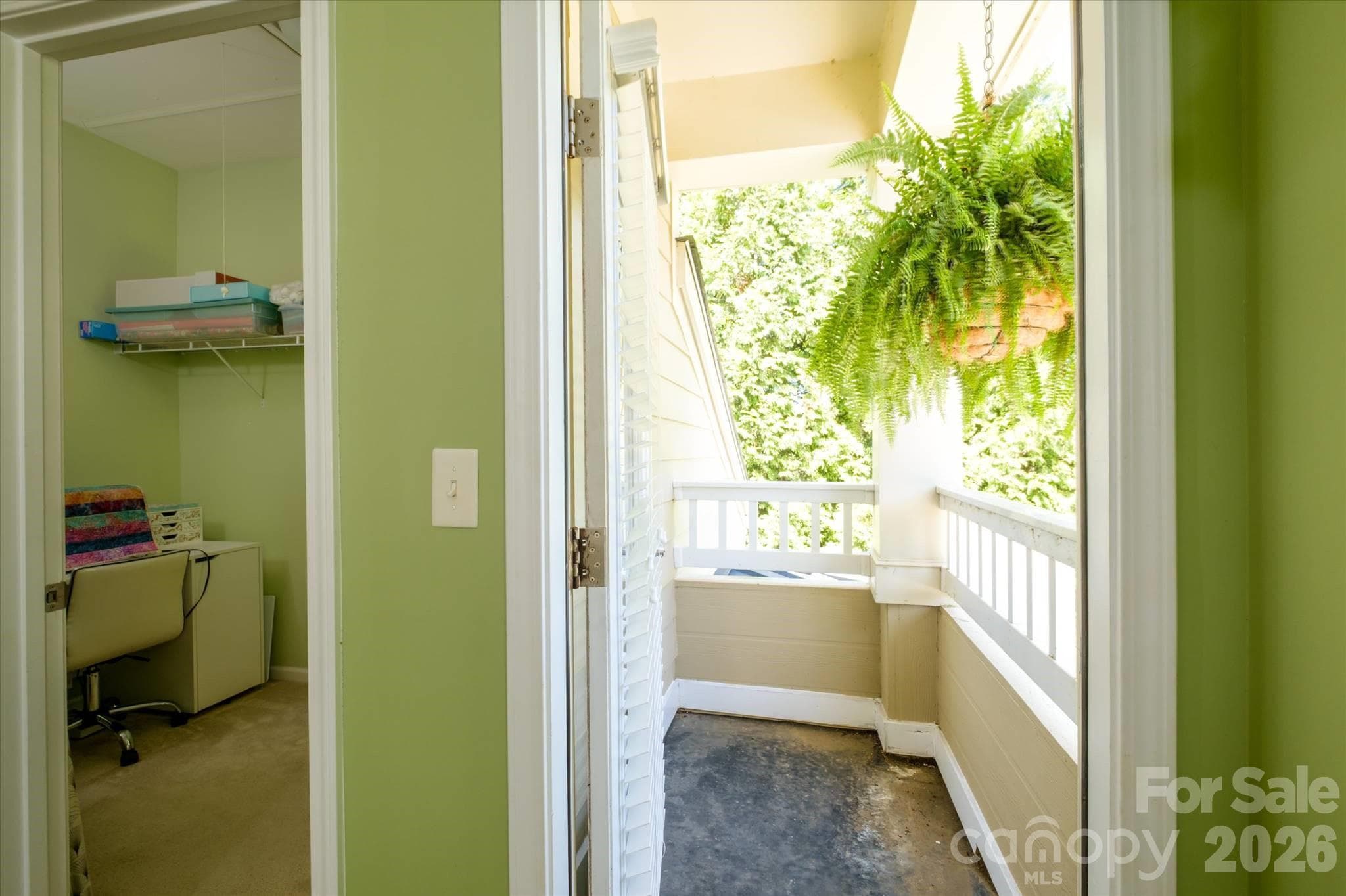 Balcony off bedroom 2 - 4004 La Crema Drive, Charlotte