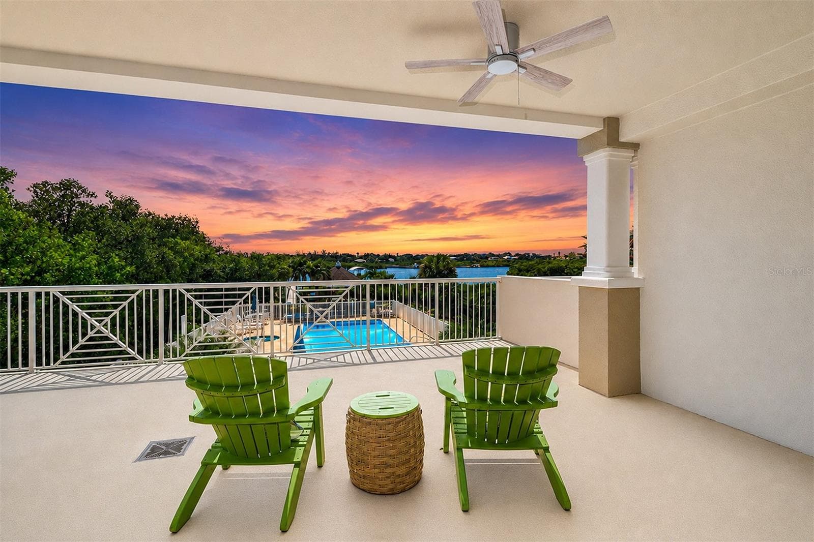 ... 30' x 20' Extended Balcony Conveys with Residence # 202.. Perfect for the Whole Family and Guests.. - 19519 GULF BLVD #202, INDIAN SHORES