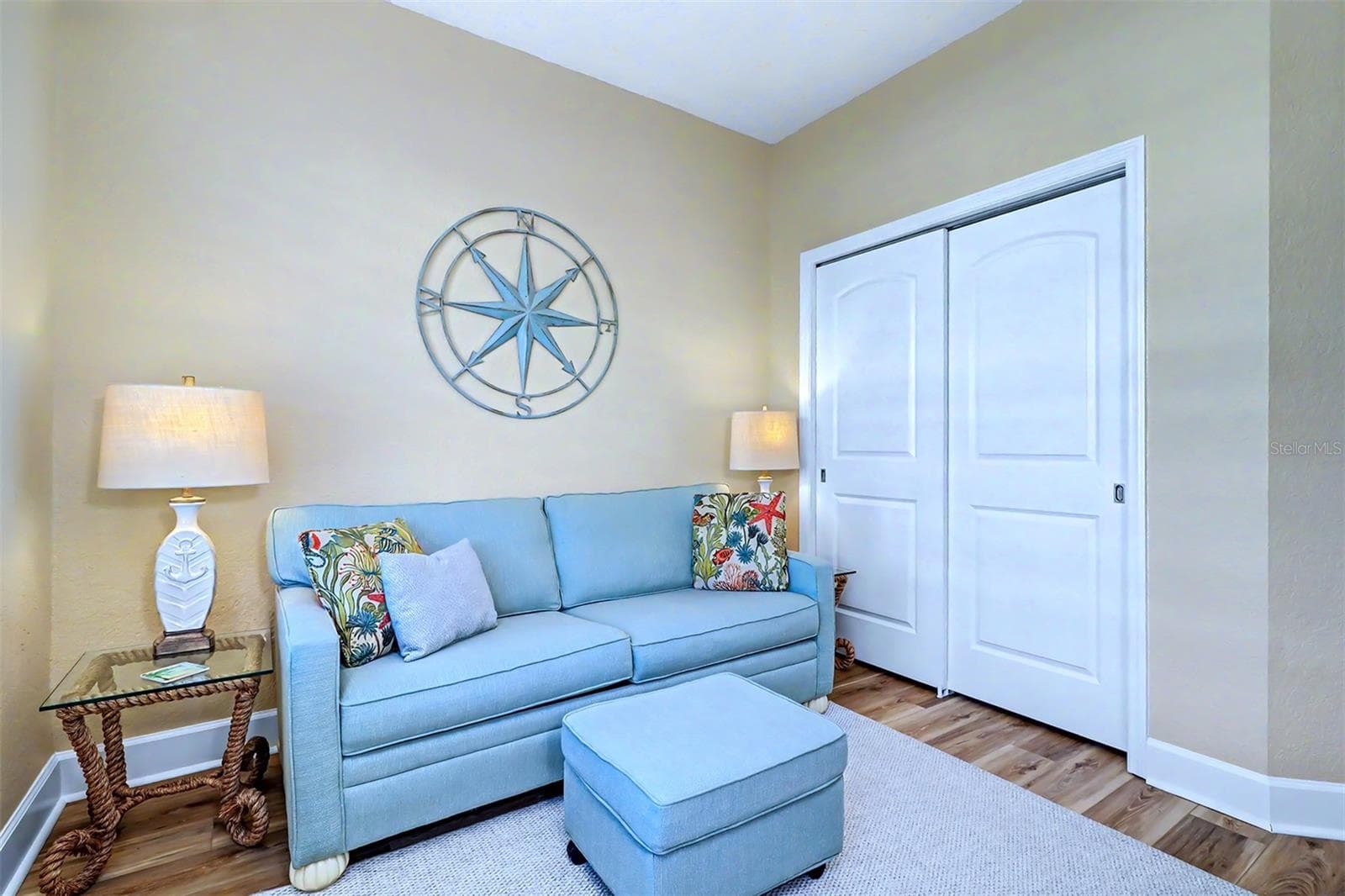 .. GUEST BEDROOM #2..New Flooring - New Plantation Shutters - Newer furnishings. REFER TO FEATURE SHEET. - 19519 GULF BLVD #202, INDIAN SHORES