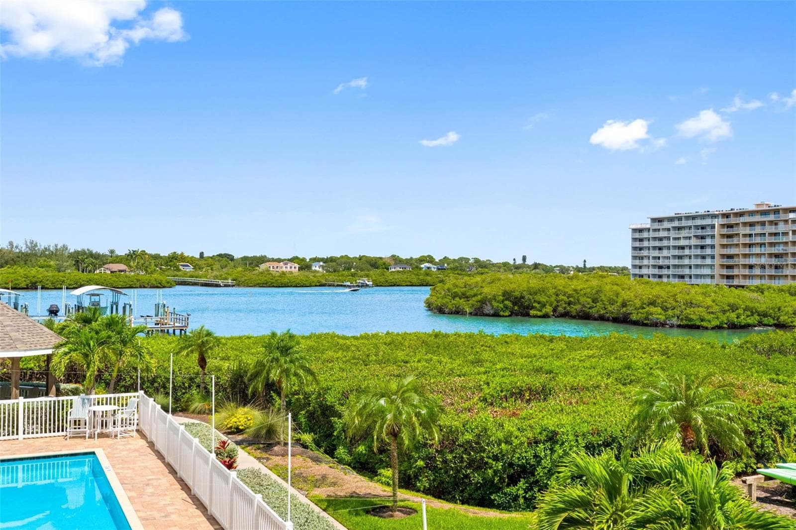 ... VIEW FROM BALCONY.. - 19519 GULF BLVD #202, INDIAN SHORES
