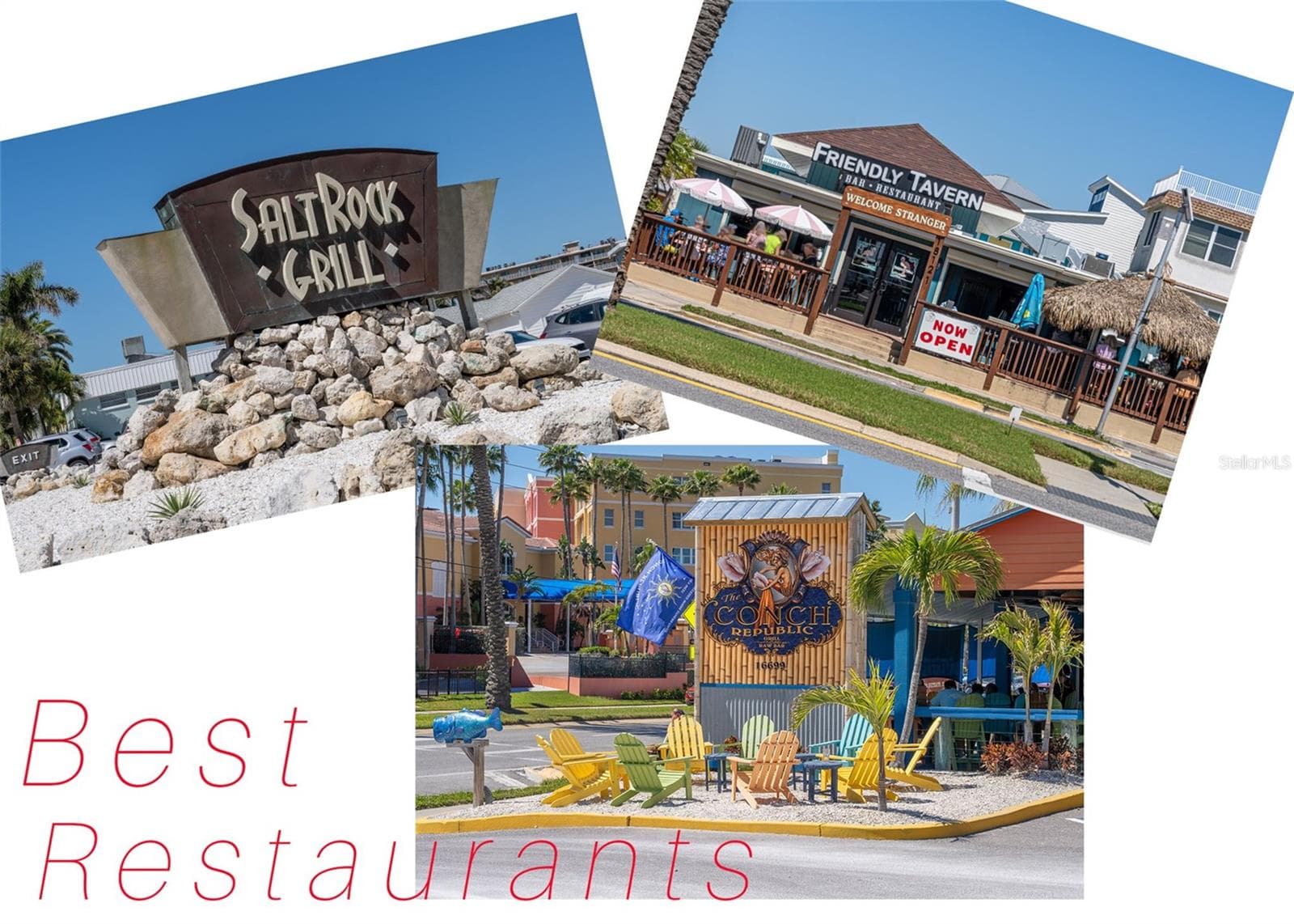 ... Dolphin Key is Centrally located between Clearwater & St Pete Beach. There are 25 Restaurants with 2 miles each way. Walk to Restaurants & Nightlife from Dolphin Key. A real French Breakfast & Bakery opened up right outside by the Street by Dolphin Key..There are also 5 local restaurants you can Kayak or Boat too. - 19519 GULF BLVD #202, INDIAN SHORES