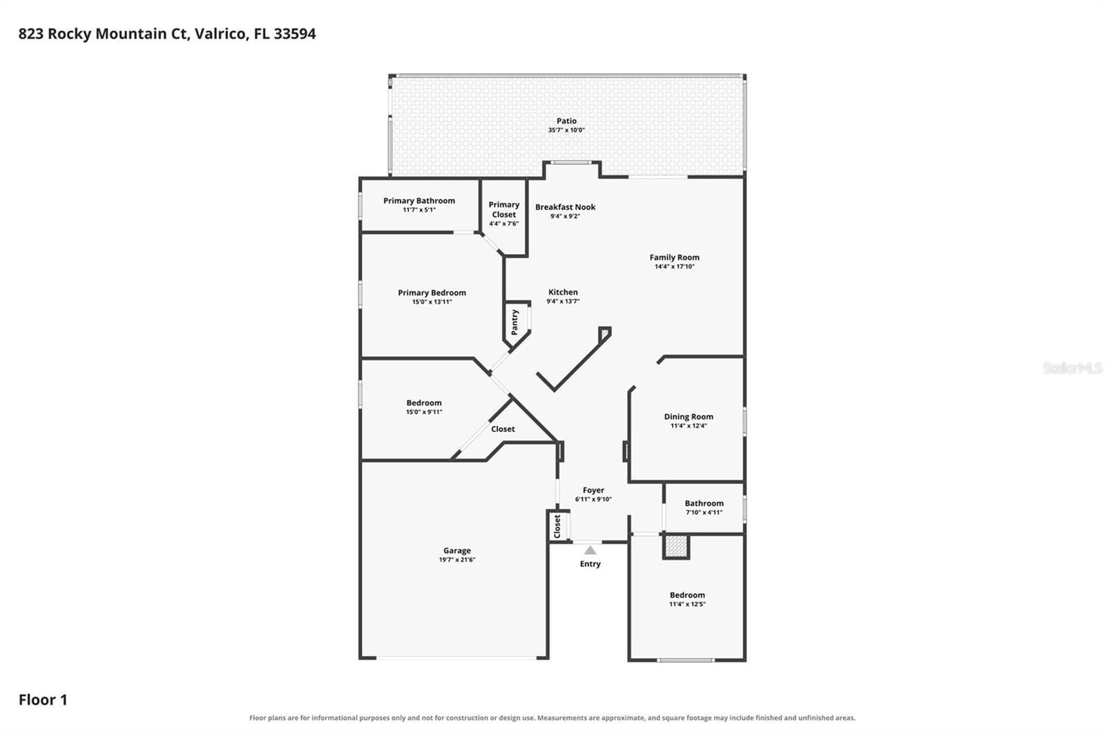 Single Family Residence at 823 ROCKY MOUNTAIN CT, VALRICO, photo 21 of 21