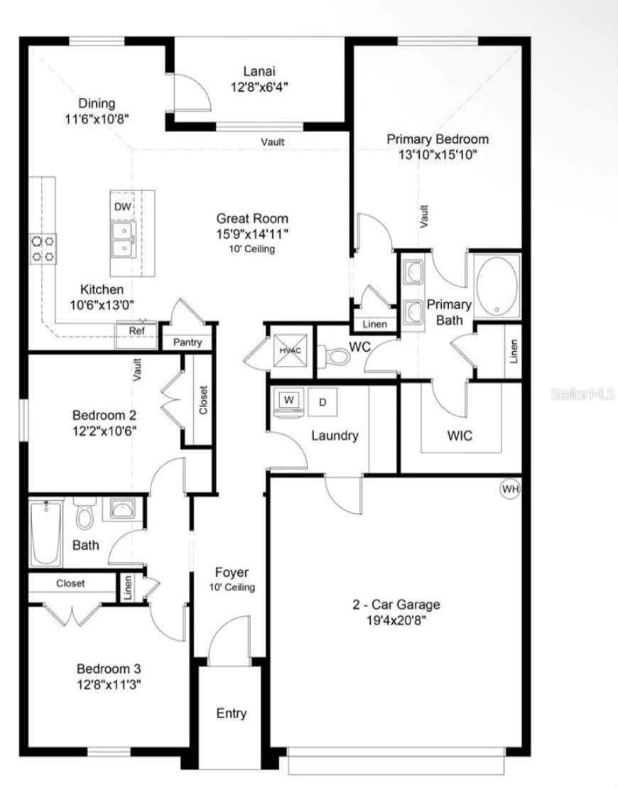 1512 Floor Plan - 1925 MICHIGAN DRIVE, POINCIANA