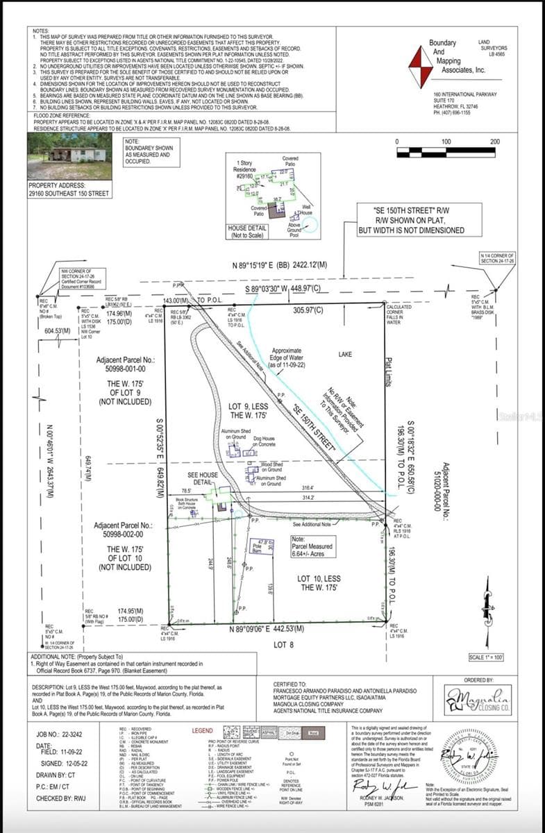 Survey Over View - 29160 SE 150TH ST, ALTOONA