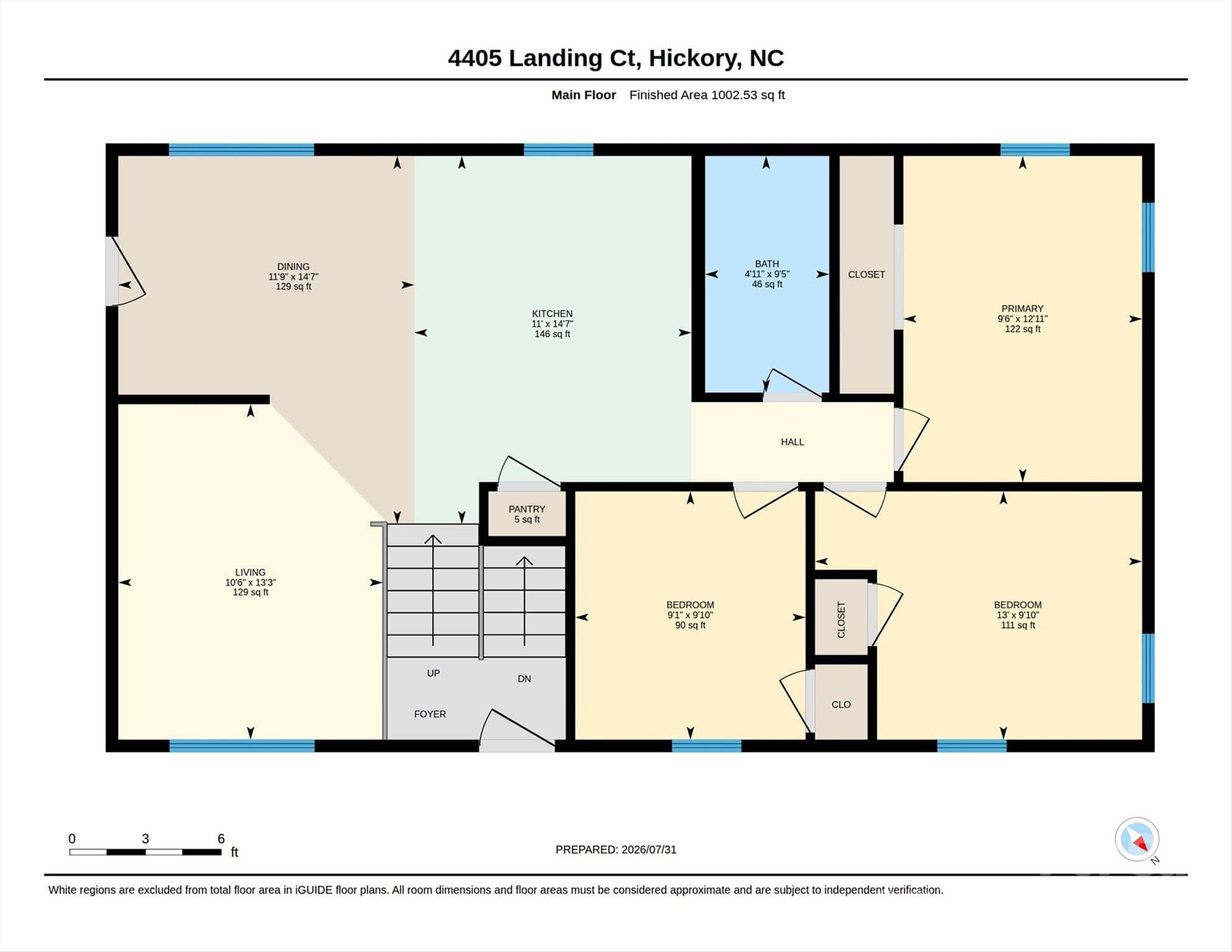 Main Floor - 4405 Landing Court, Hickory