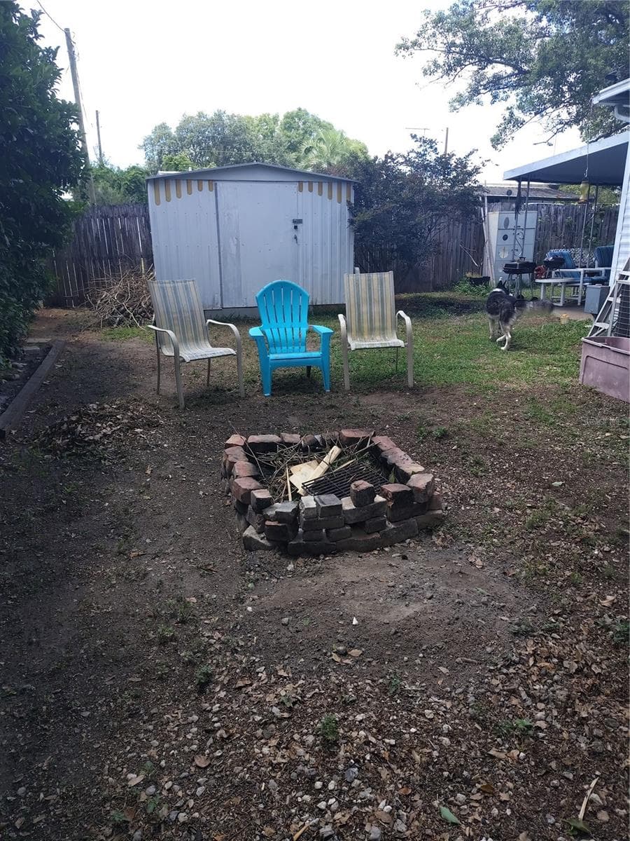 back yard area - 37748 MARKLAND AVE, ZEPHYRHILLS