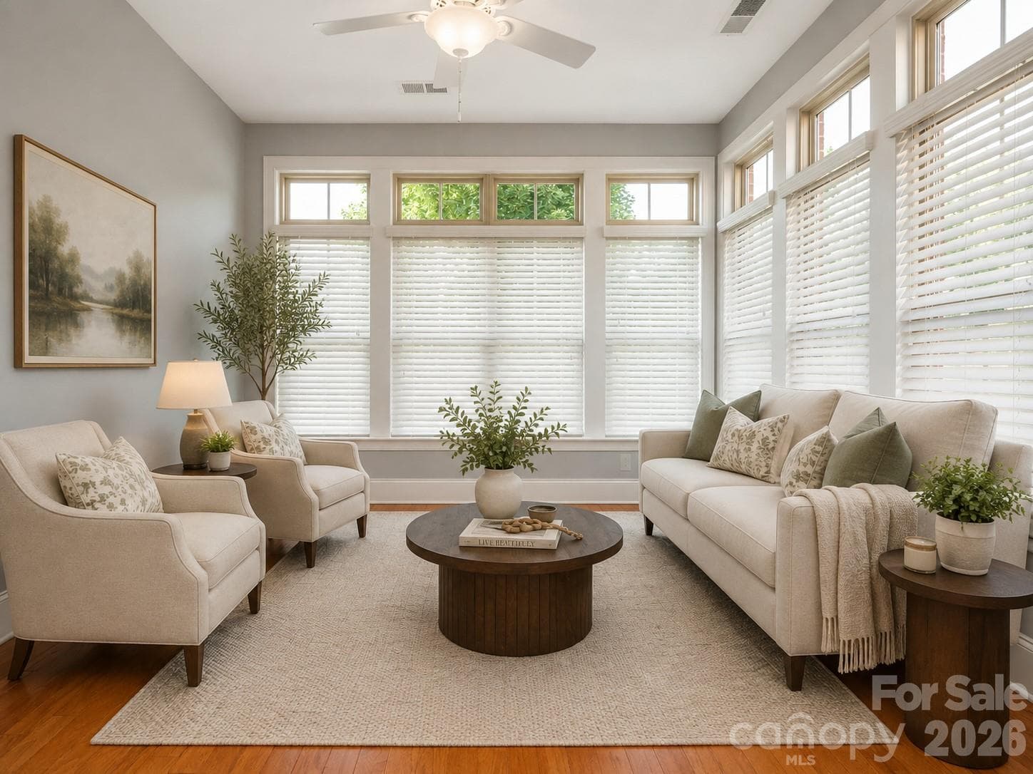 Virtually staged sunroom - 4534 Ideal Way, Harrisburg