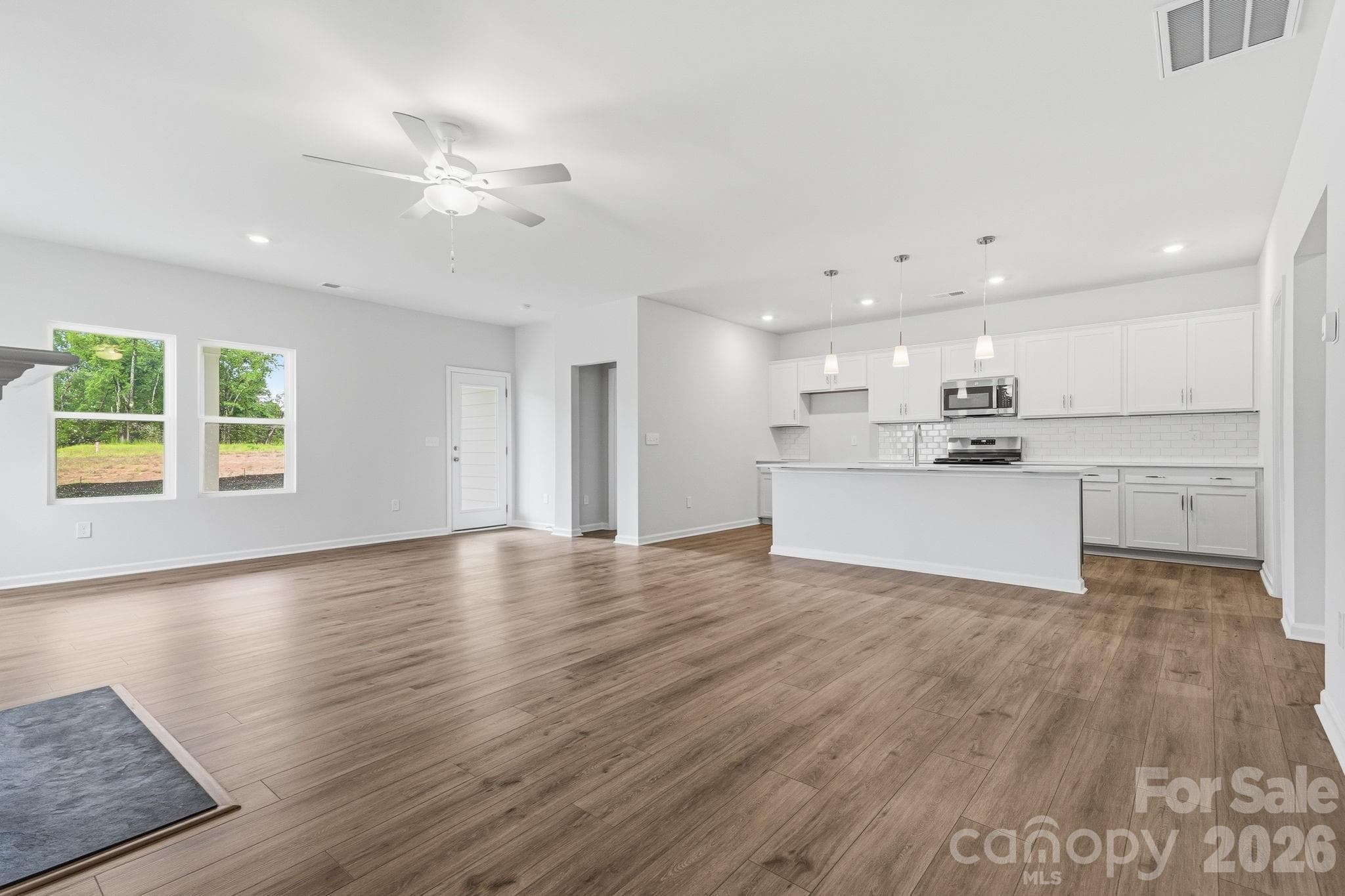 Great Room looking into kitchen - Shelby