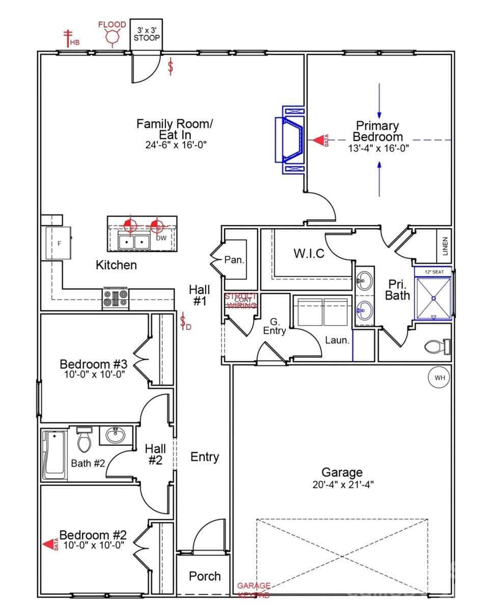 Bleckley Floor Plan - Shelby