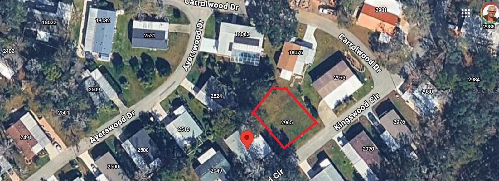 Land at KINGSWOOD CIR, BROOKSVILLE, photo 2 of 4