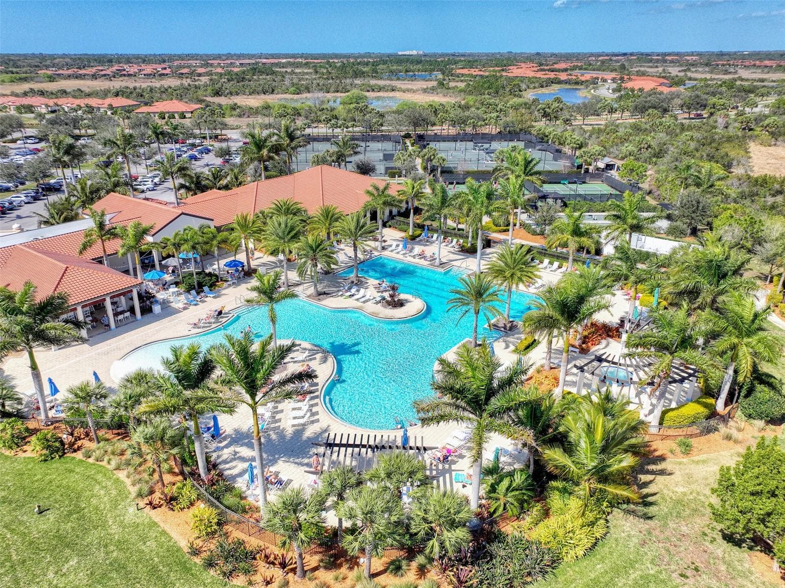 5 tennis courts and 8 pickleball courts are available for active play and many are under lights. - 10821 TARFLOWER DR #202, VENICE