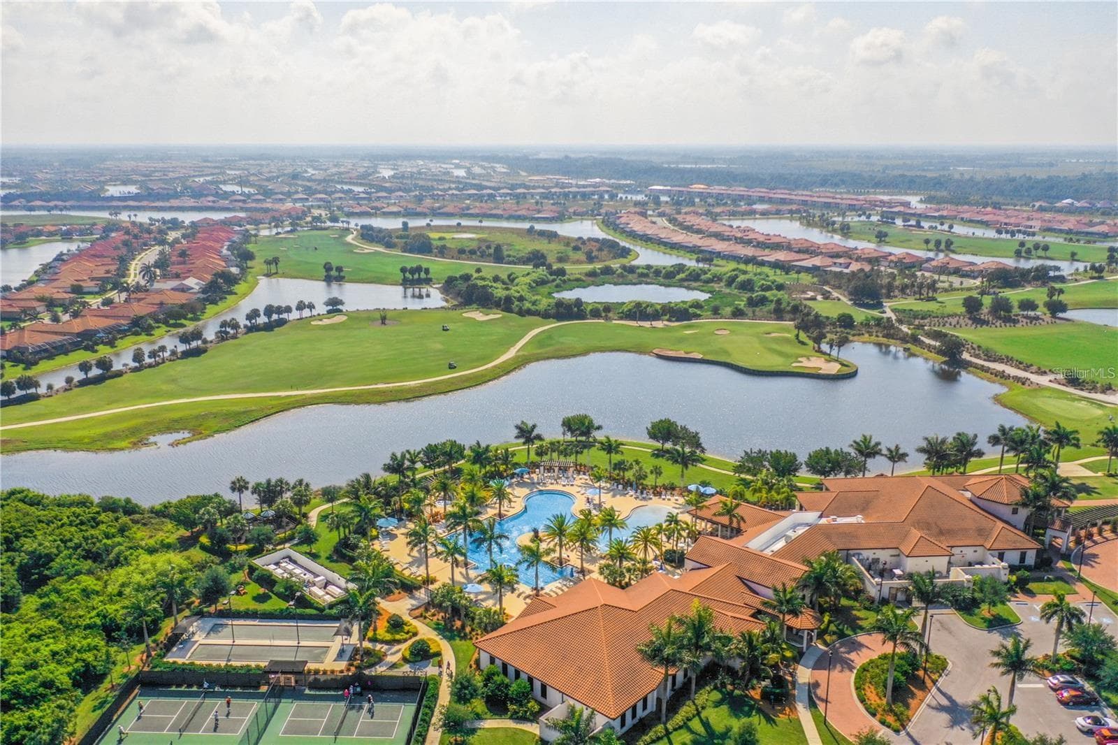 Amenity Center from the air. - 10821 TARFLOWER DR #202, VENICE