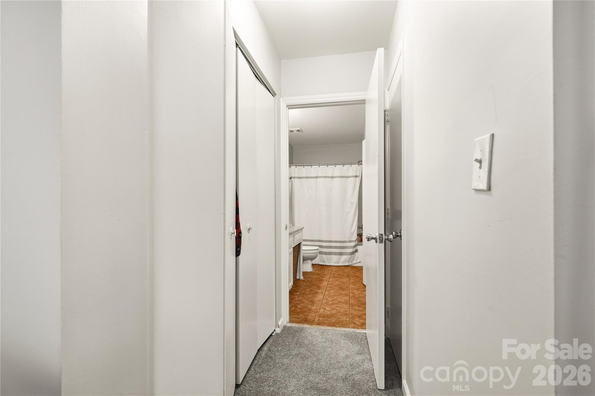 View into main level bathroom - 6355 Windsor Gate Lane, Charlotte