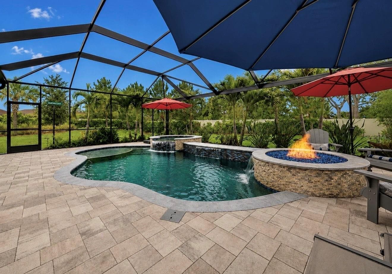 Custom Pool - 10505 WICKER PARK PL, PALMETTO