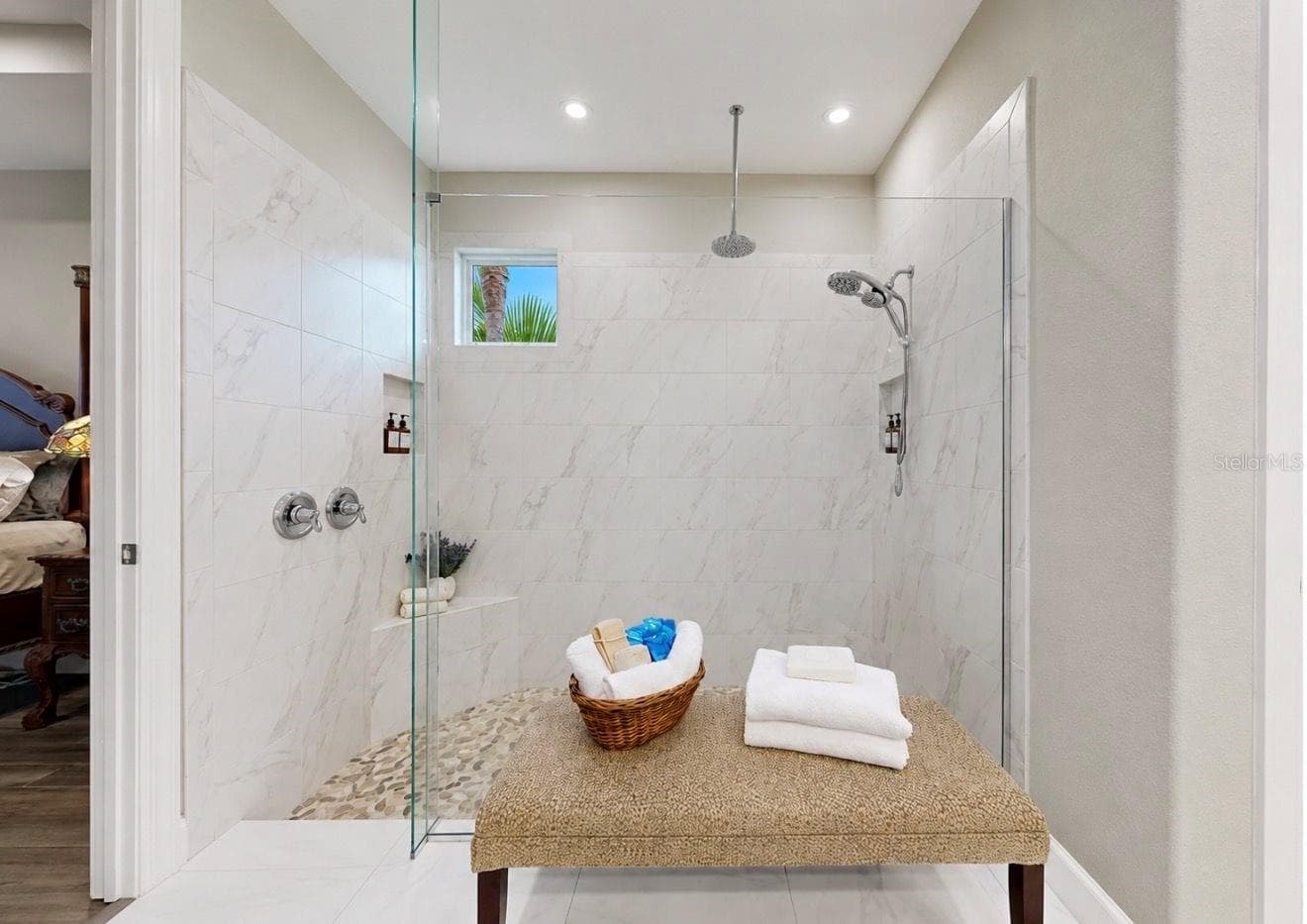 Primary Shower - 10505 WICKER PARK PL, PALMETTO