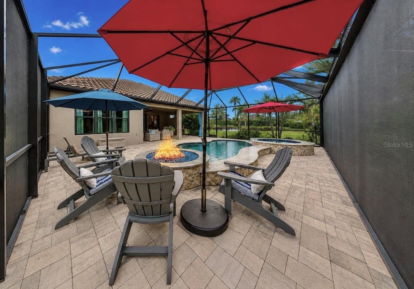 Fire Pit - 10505 WICKER PARK PL, PALMETTO