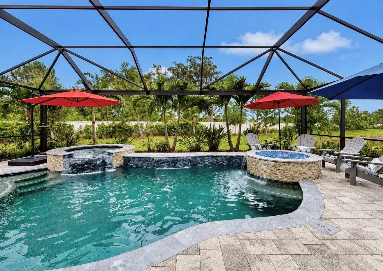 Pool, Fire pit, Spa - 10505 WICKER PARK PL, PALMETTO