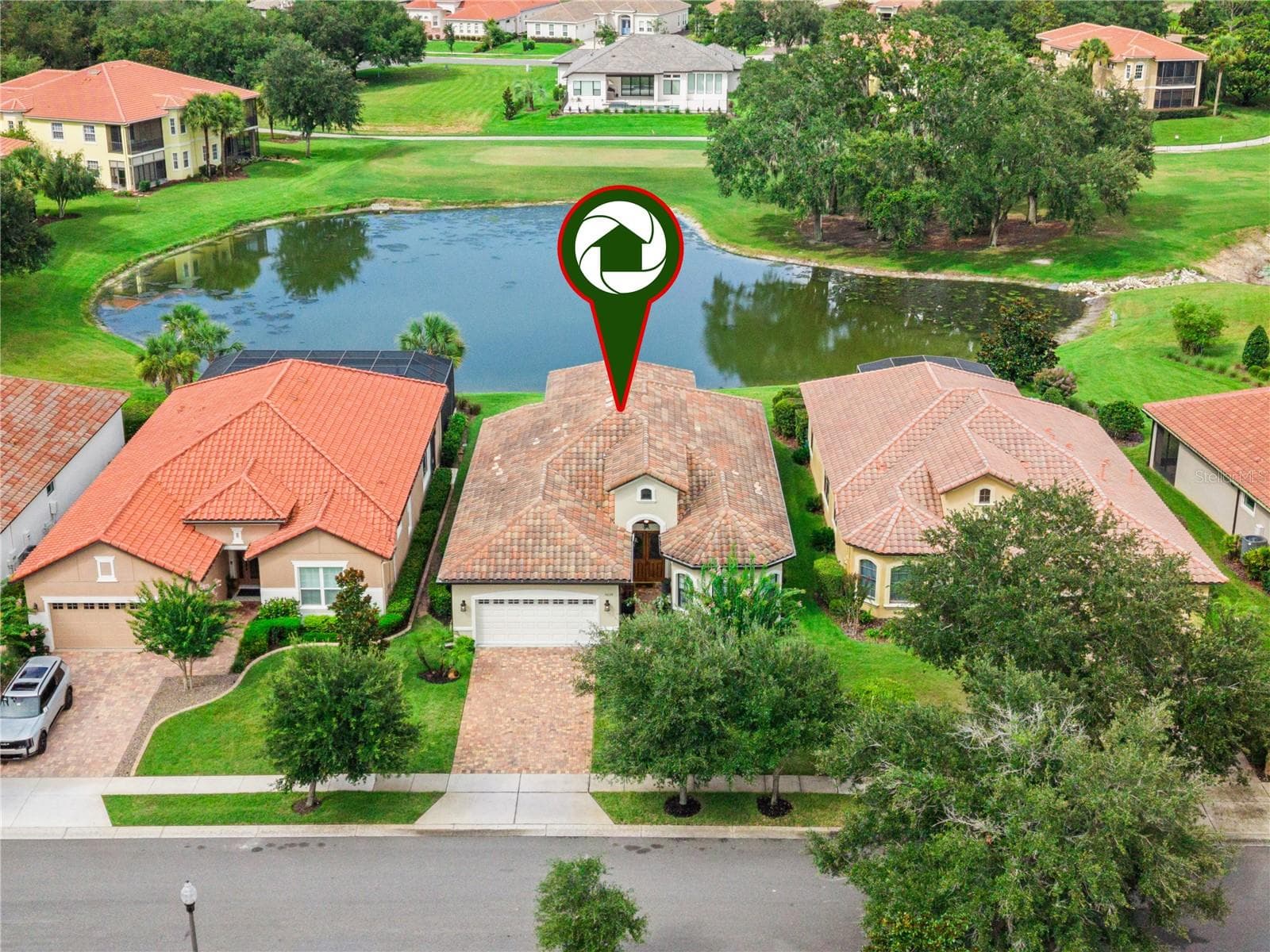 Amazing pond & golf course view. - 9219 SAN JOSE BLVD, HOWEY IN THE HILLS