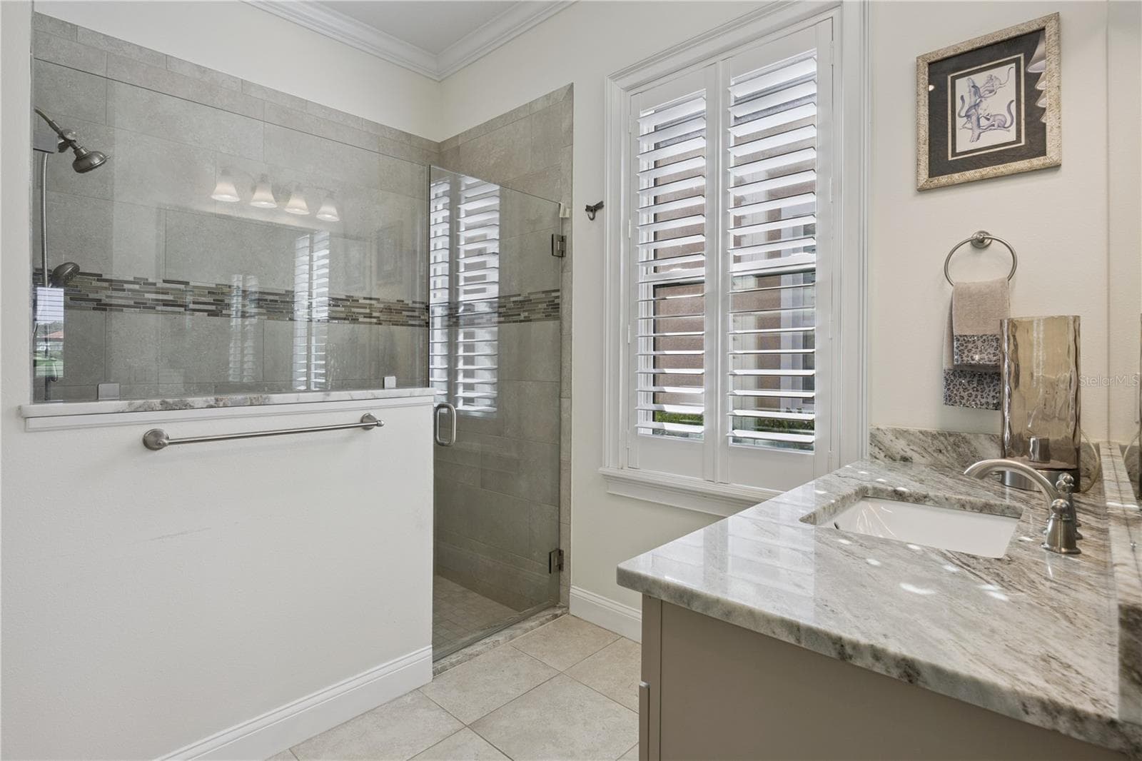 Master Shower - 9219 SAN JOSE BLVD, HOWEY IN THE HILLS