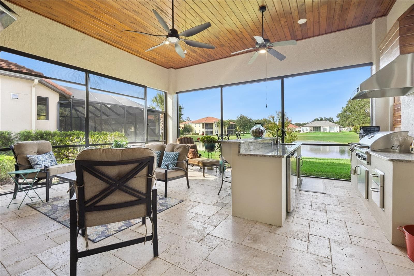 Extended living & entertainment space. - 9219 SAN JOSE BLVD, HOWEY IN THE HILLS