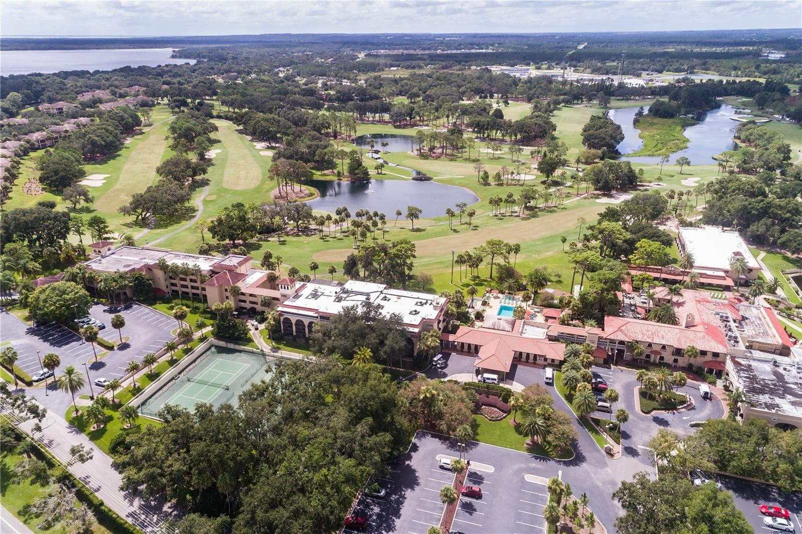Mission Resort Complex. Lake Harris in the background. - 9219 SAN JOSE BLVD, HOWEY IN THE HILLS