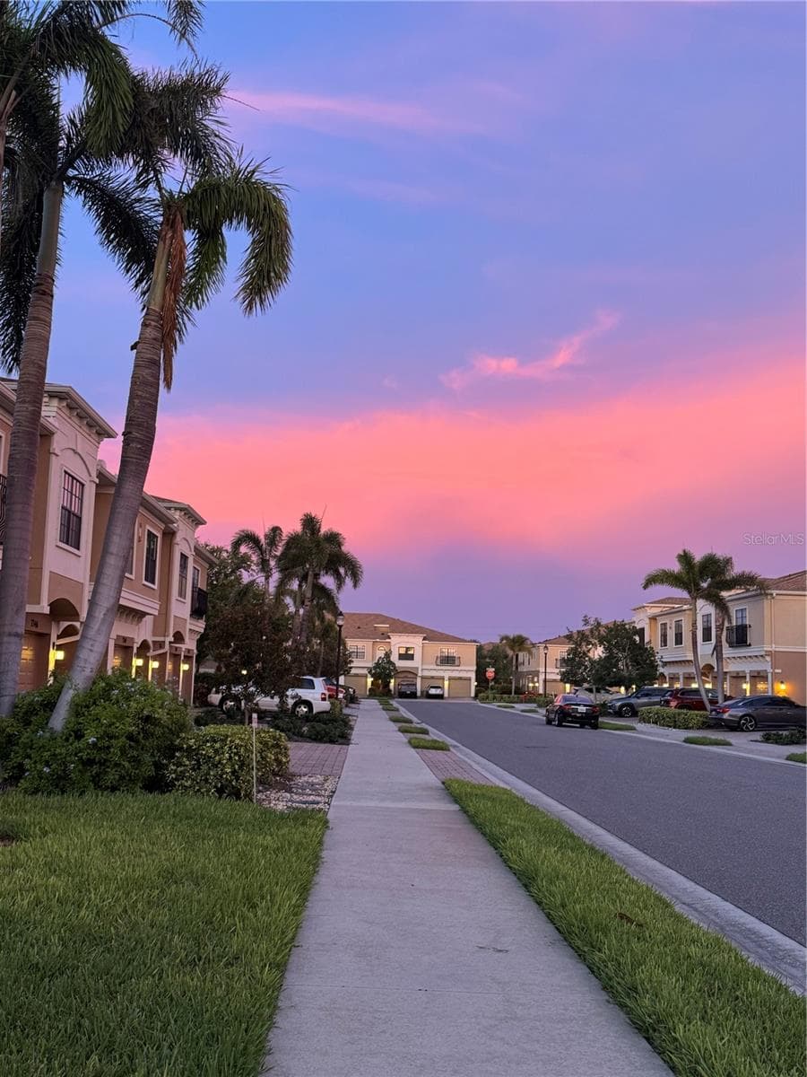 View of the sunset - 7344 SKYBIRD RD, BRADENTON
