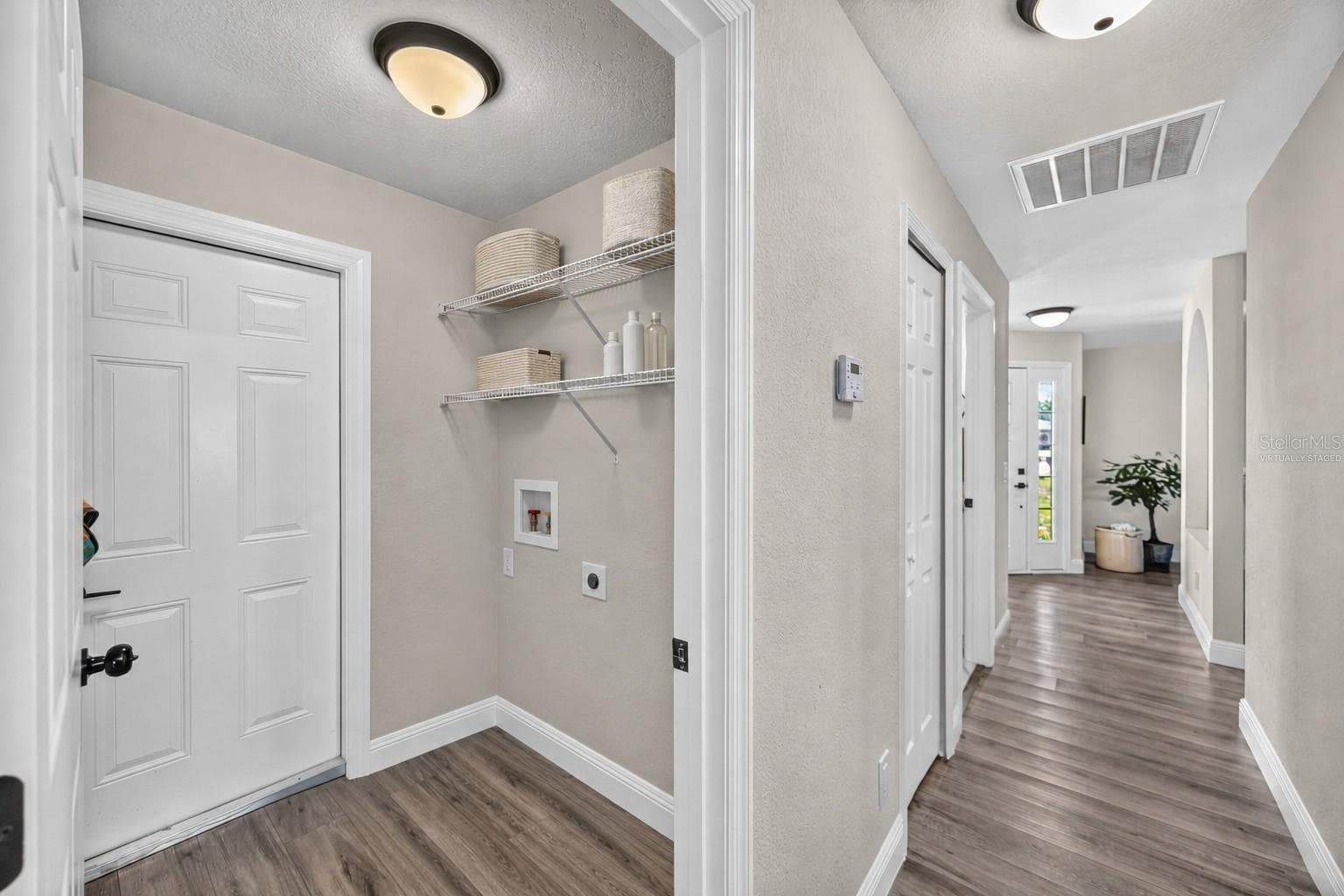Laundry Room - Virtually Staged - 23 BUNKER PL, ROTONDA WEST