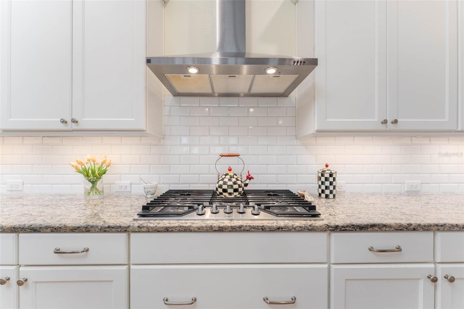 Expansive Kitchen with Island Seating, SS Appliances, Gas Cooktop, Subway Tile Backsplash, Under Cabinet Lighting, Walk in Pantry, Abundant  Softclose Cabinetry - 14008 SWALLOW HILL DR, LITHIA