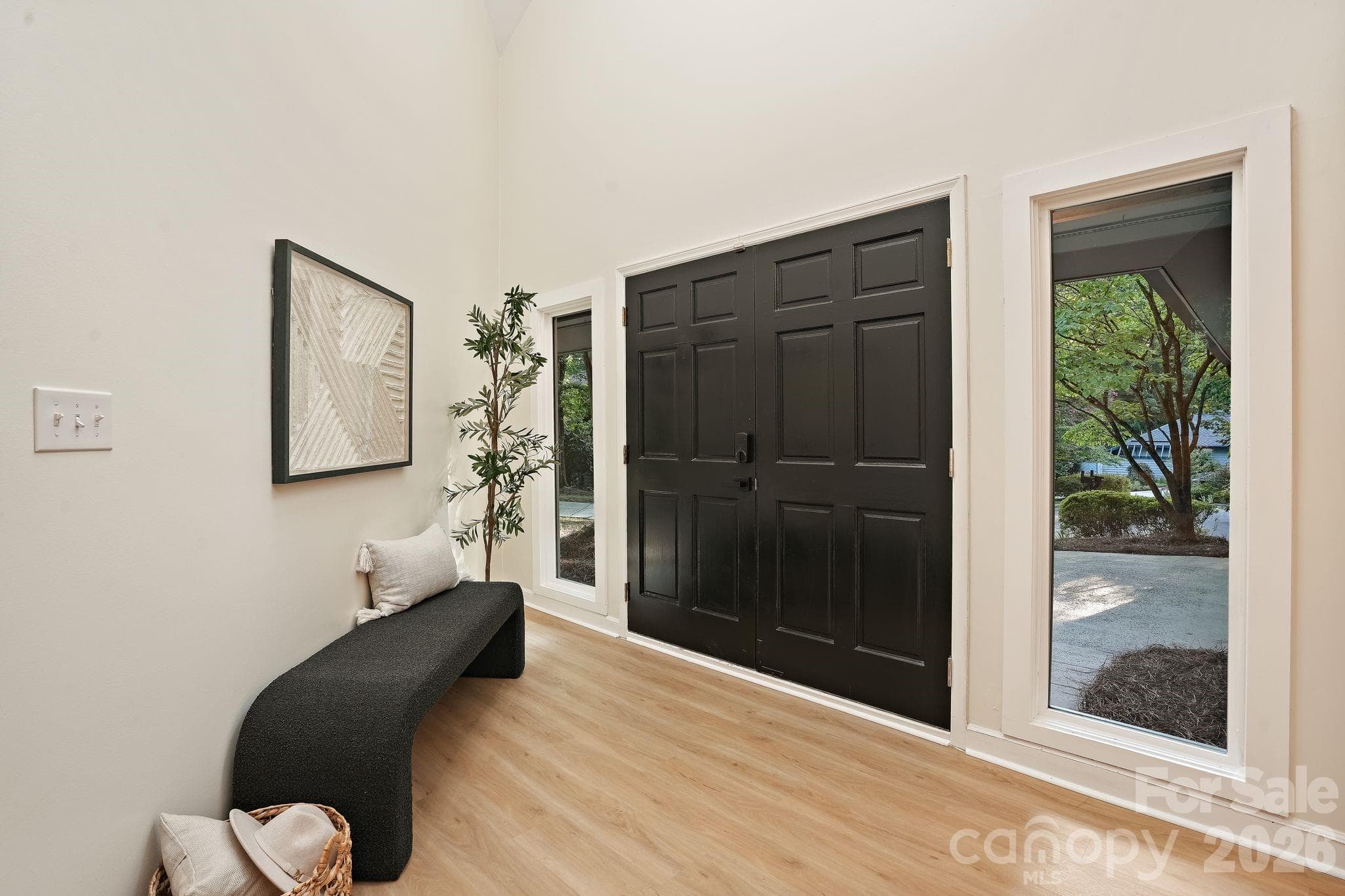 Foyer to Modern Updates - 6301 Saddlebrook Court, Charlotte
