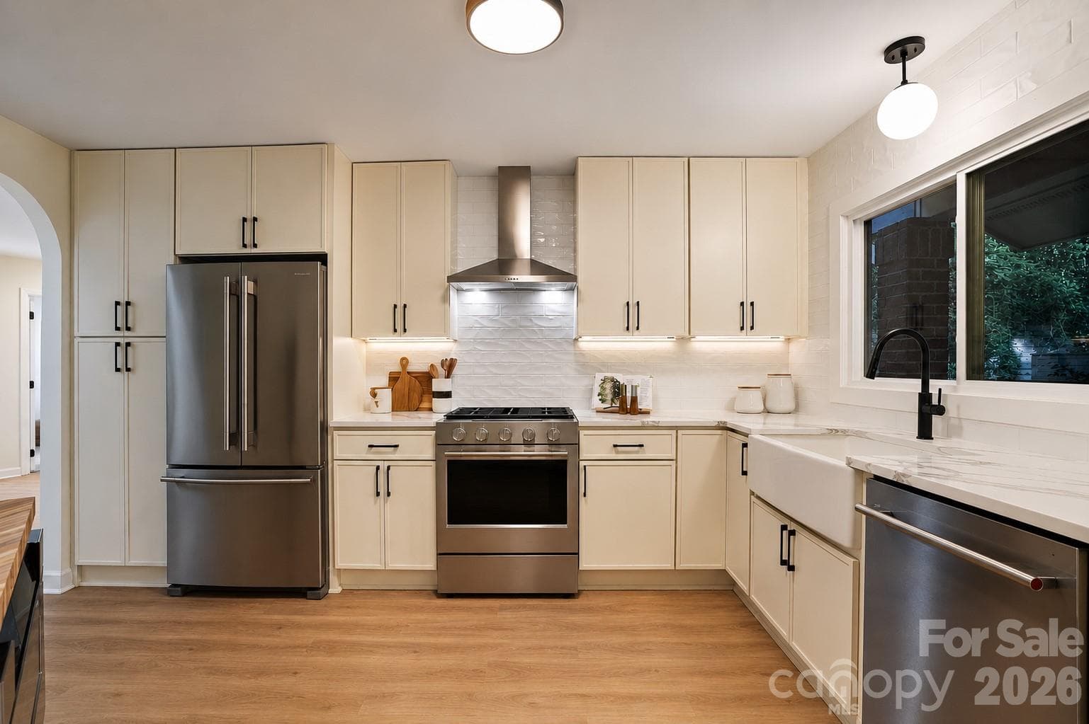 Brand New Cabinets with Undermount Lighting - 6301 Saddlebrook Court, Charlotte
