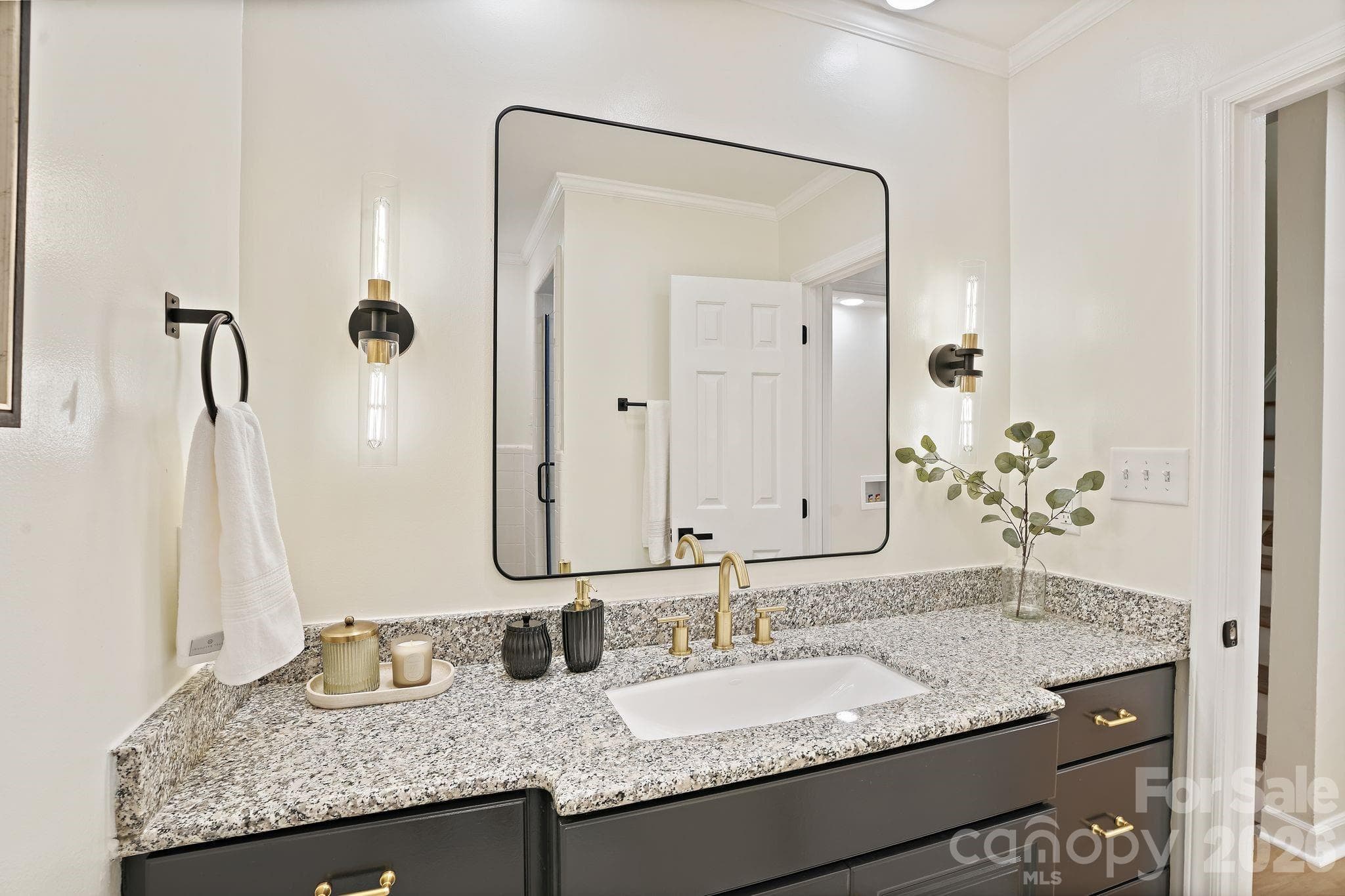 Secondary Full Bathroom on Main Level - 6301 Saddlebrook Court, Charlotte