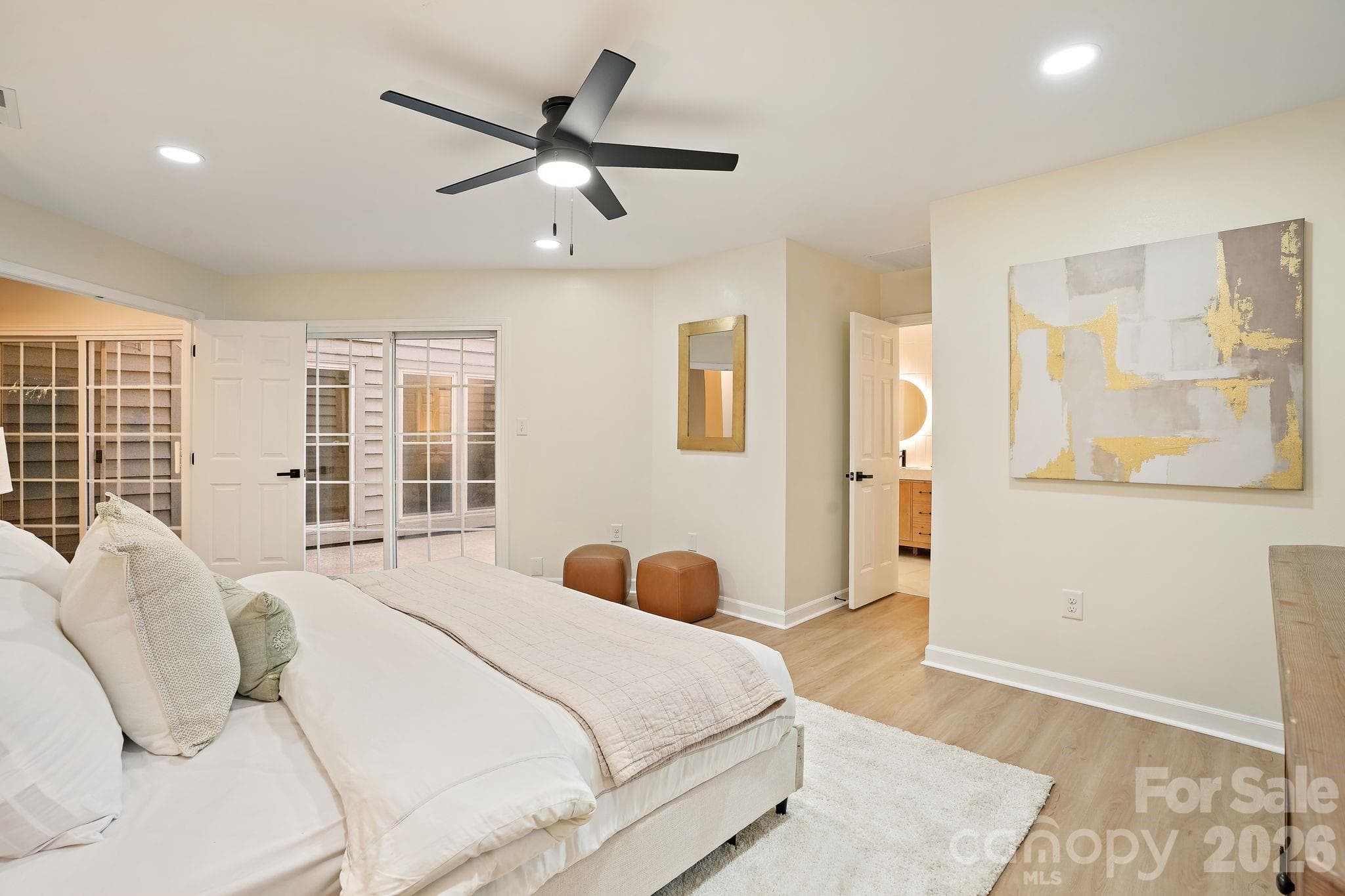 Primary with Fully Renovated Spa-like Bathroom - 6301 Saddlebrook Court, Charlotte