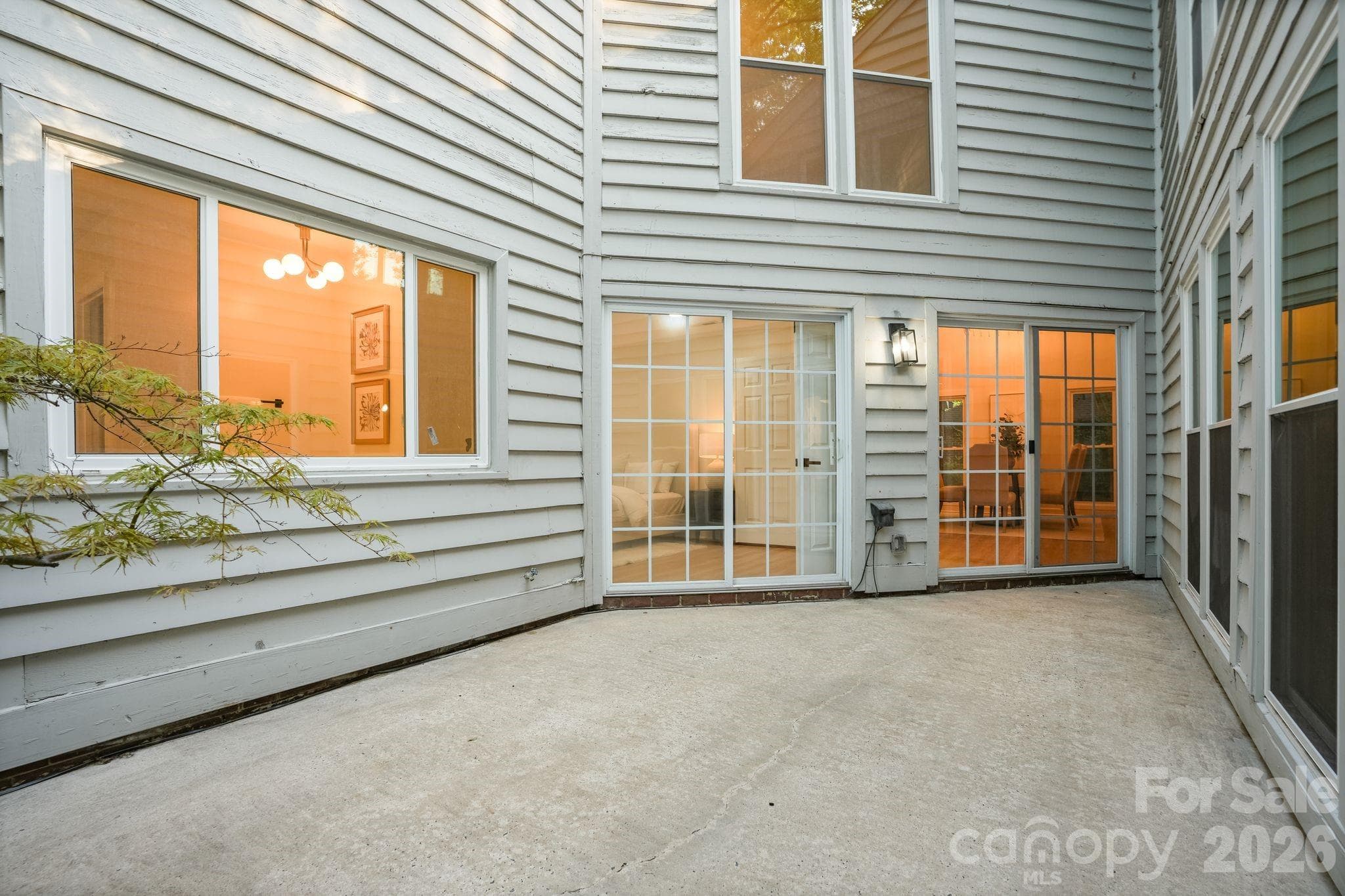 Courtyard to Primary Bedroom - 6301 Saddlebrook Court, Charlotte