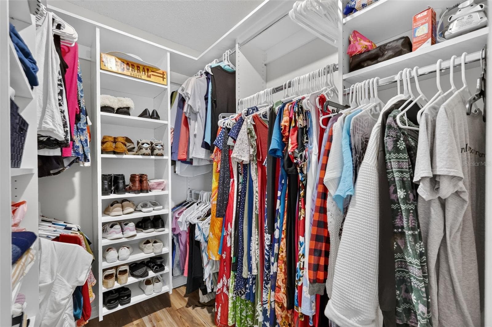 Primary Bedroom Customized Walk-In Closet - 1717 FRANCISCO ST, THE VILLAGES