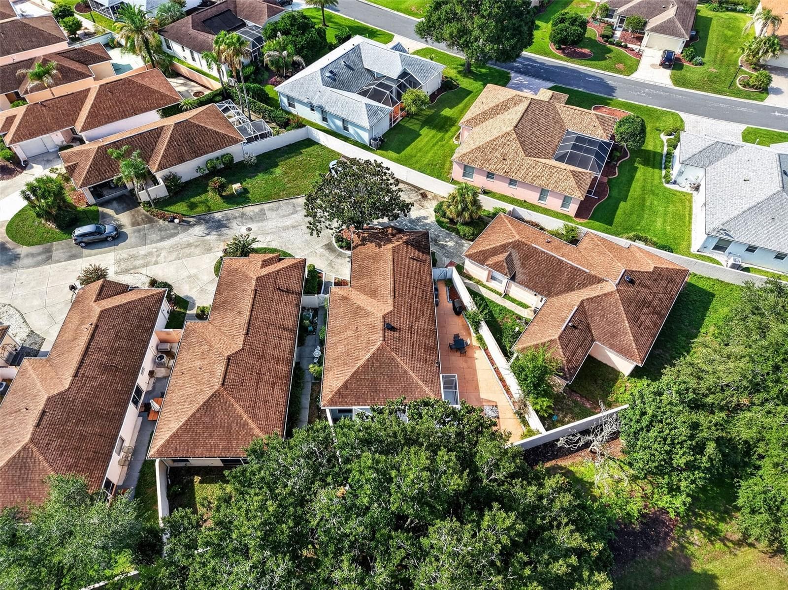 Aerial Rear Elevation - 1717 FRANCISCO ST, THE VILLAGES