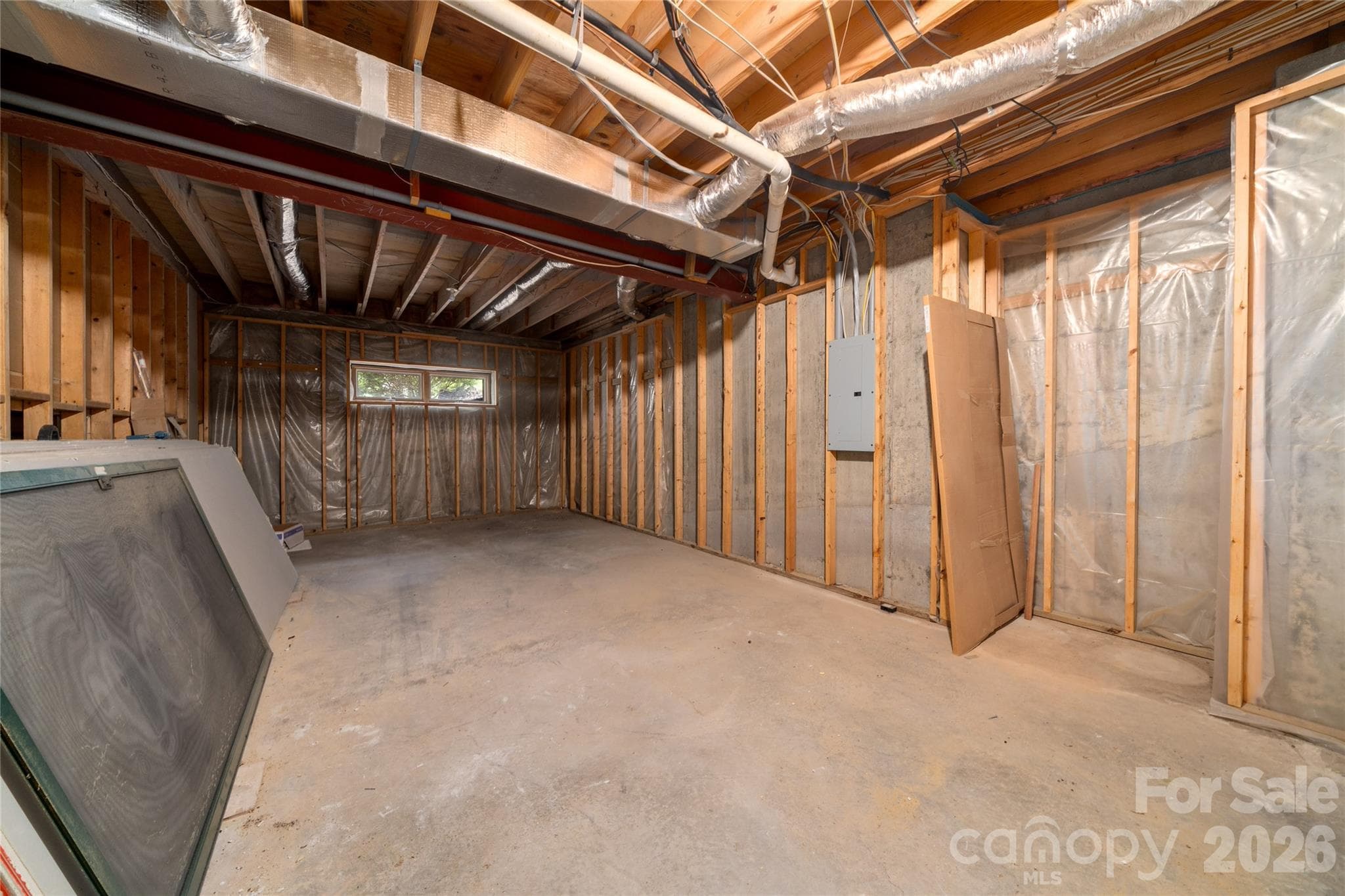 Unfinished bonus room with drywall to complete - 136 Rumbling Bald Road, Lake Lure