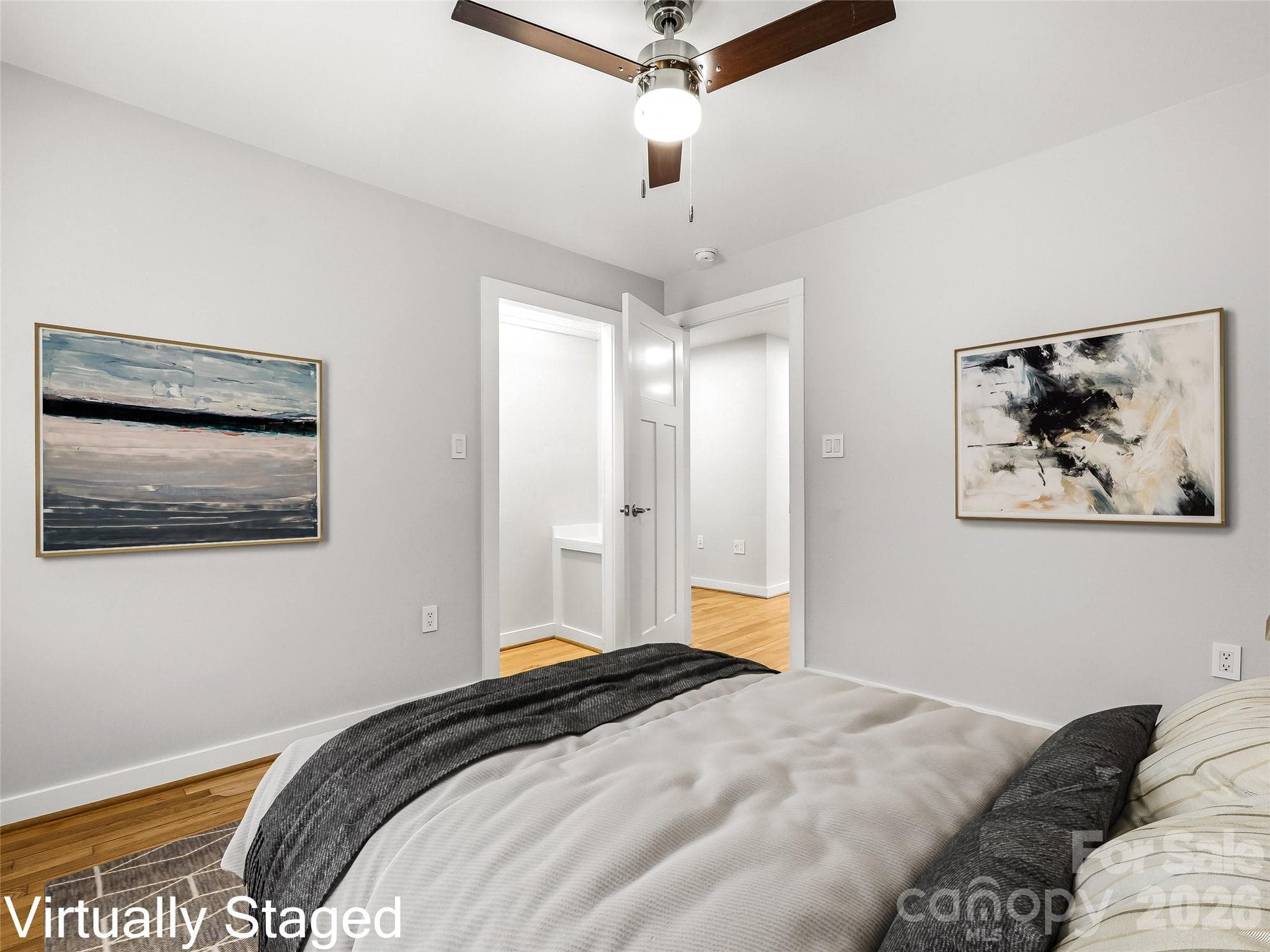 Second bedroom with lots of space and light. - 468 Governors View Road, Asheville
