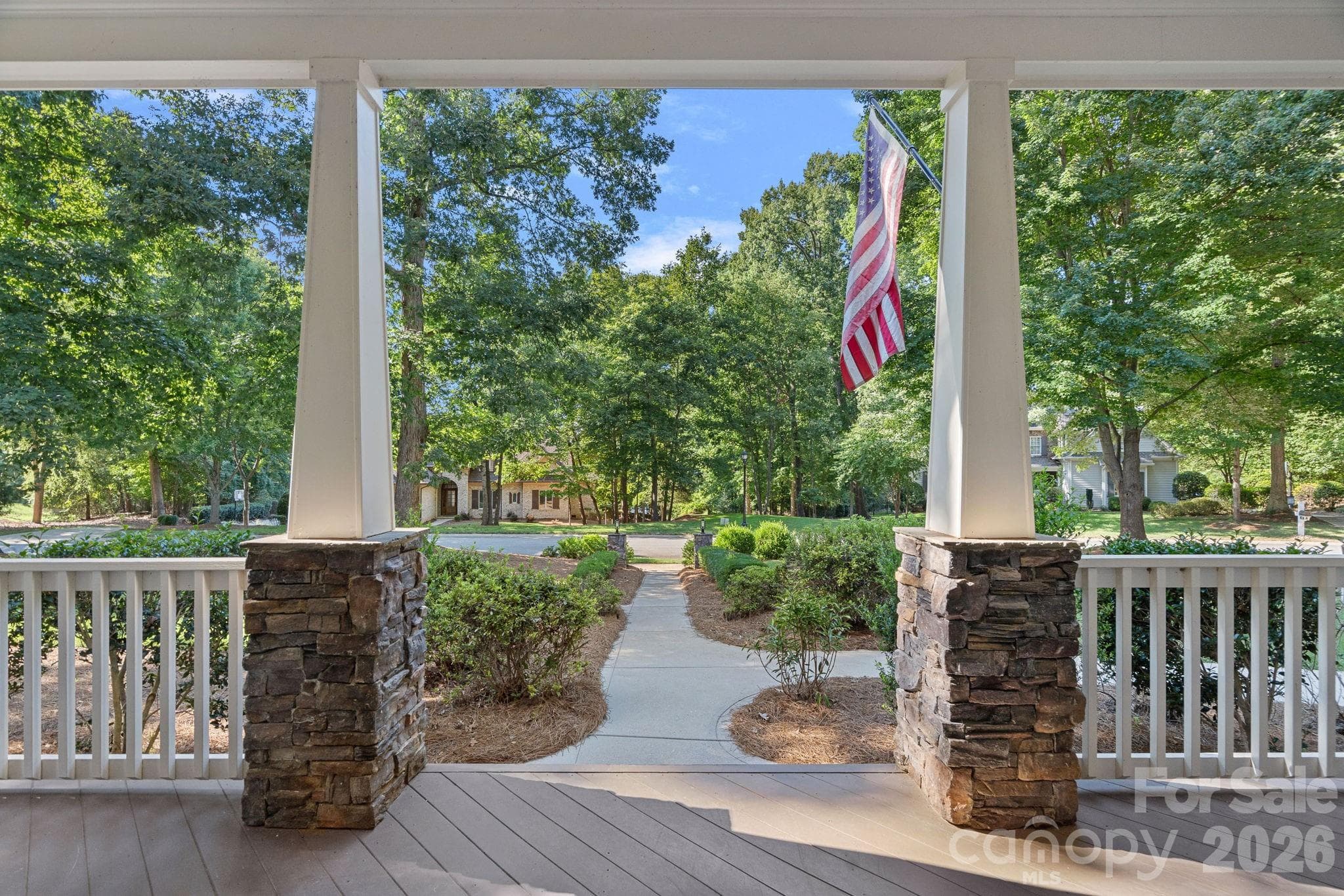 Front Porch Charm with winter views of Lake Norman - 157 Dedham Loop, Mooresville