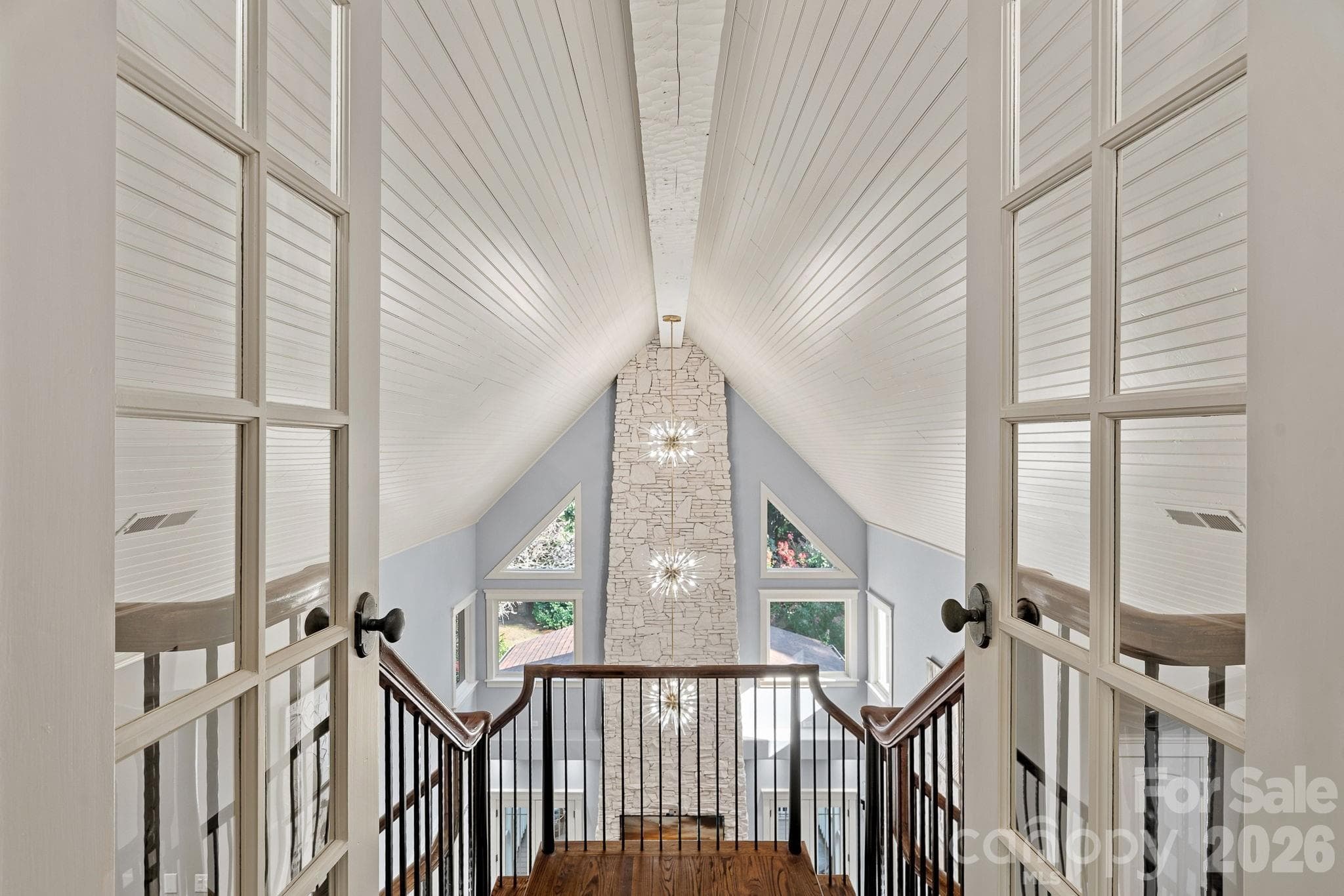 Beautiful staircase - 157 Dedham Loop, Mooresville