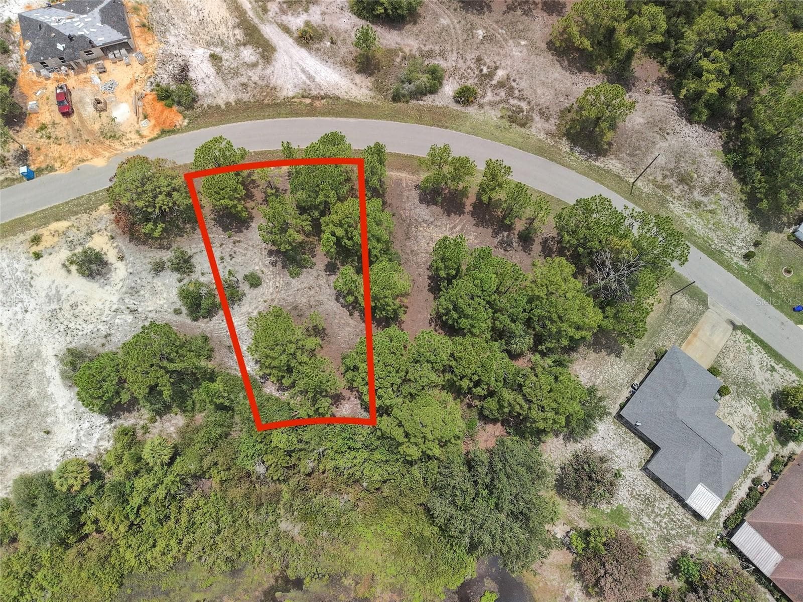 Lot is facing south a bit. - 659 LAKE TINA DR, LAKE PLACID