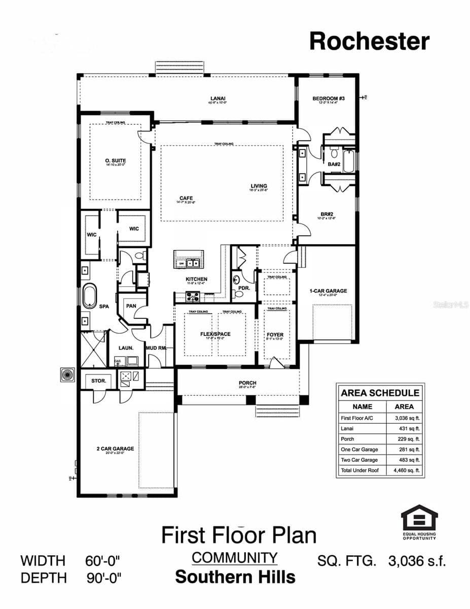 Floor Plan - 3970 SOUTHERN VALLEY LOOP, BROOKSVILLE