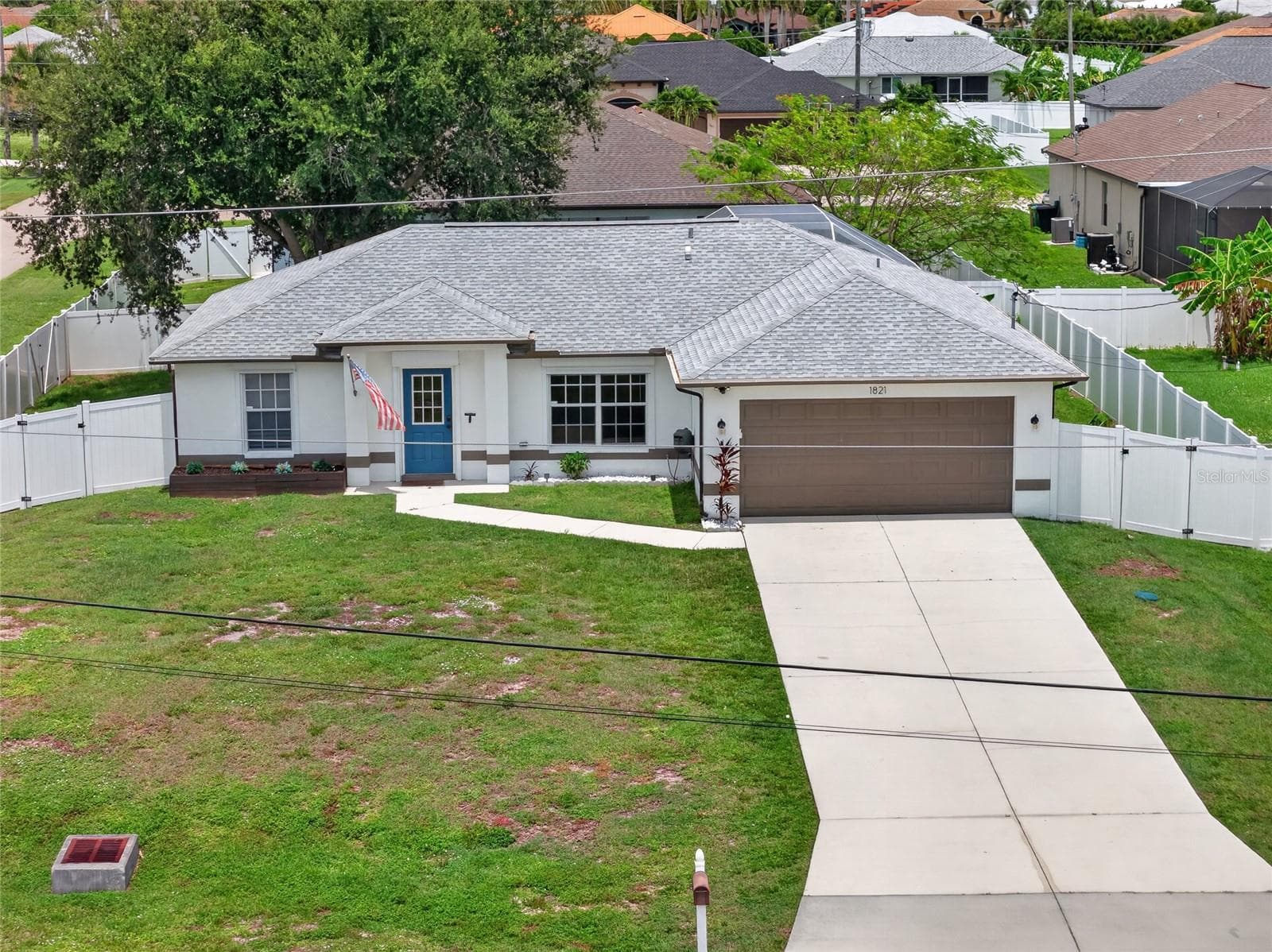 Single Family Residence at 1821 SW 22ND TER, CAPE CORAL, photo 34 of 39