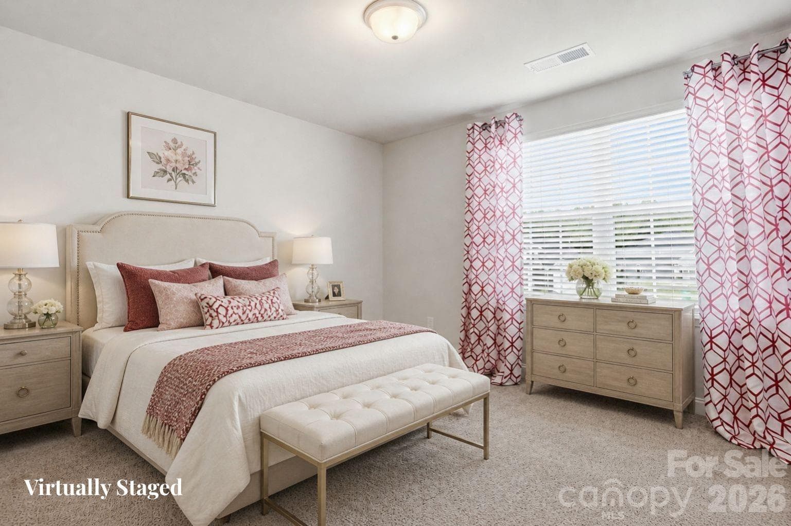 Secondary BR Upstairs - Virtually Staged - 11765 Glenwood Drive, Locust