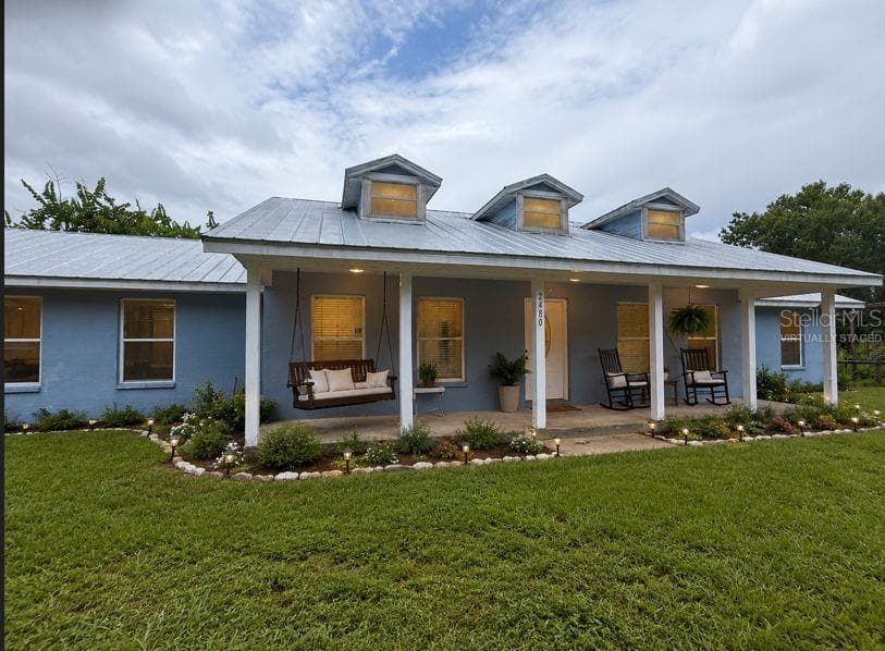 Front Porch,Virtually Staged - 2480 NW GENES LITTLE ACRES AVE, ARCADIA