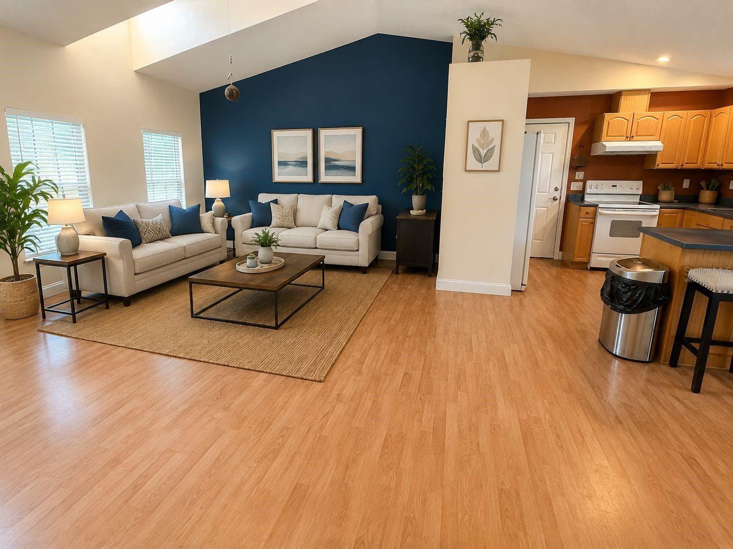 Living Room, Virtually Staged - 2480 NW GENES LITTLE ACRES AVE, ARCADIA