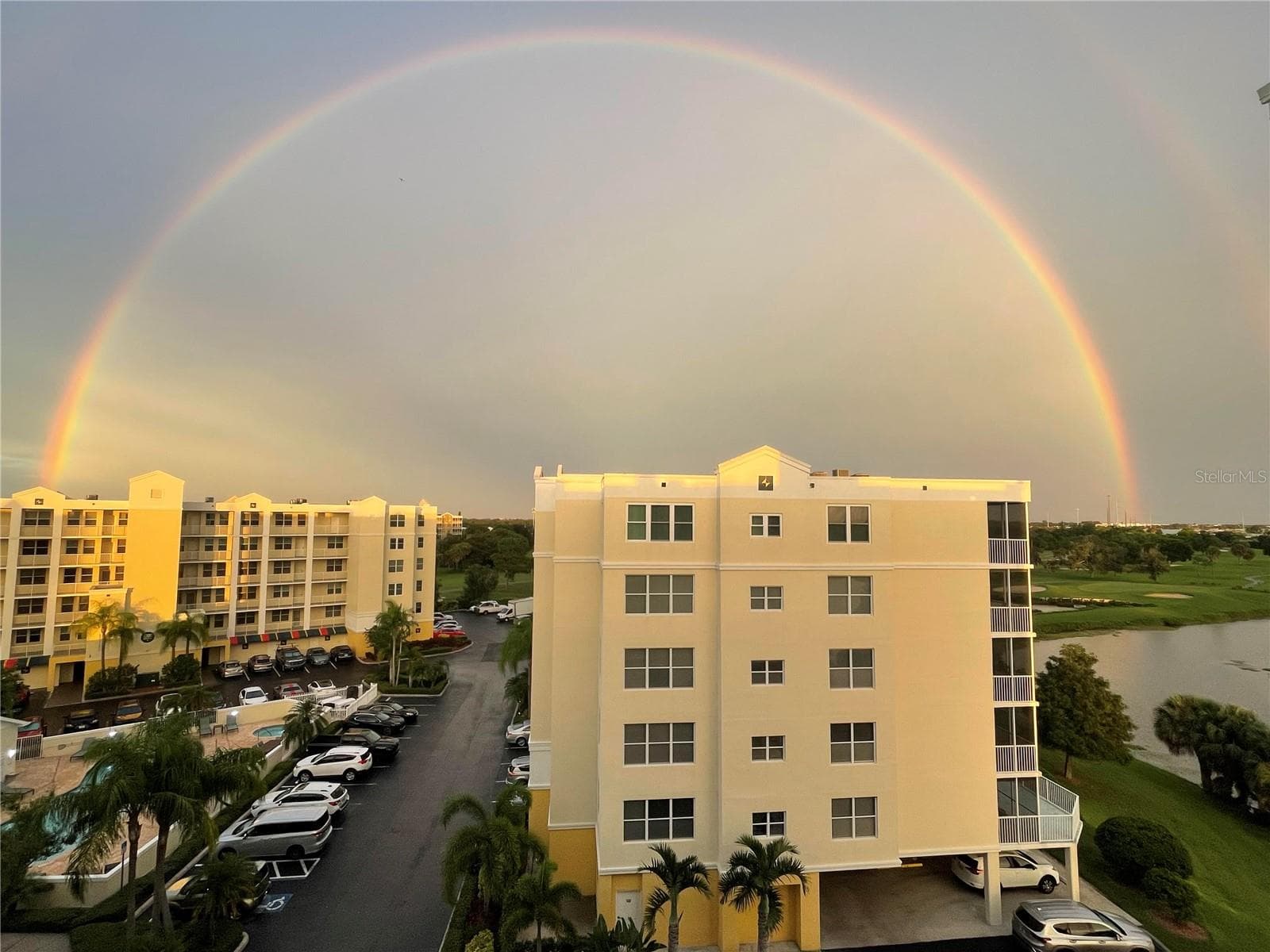 Double Rainbow over Country Club. - 1200 COUNTRY CLUB DR #5402, LARGO