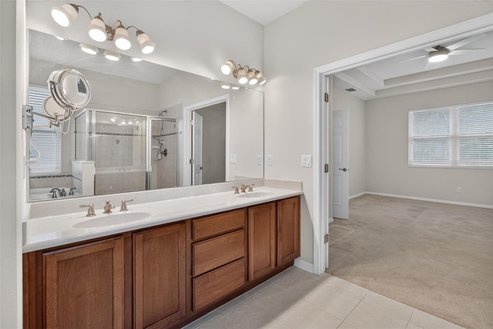 Primary Bathroom with Solid Surface Countertops - 11156 MERGANSER WAY, NEW PORT RICHEY